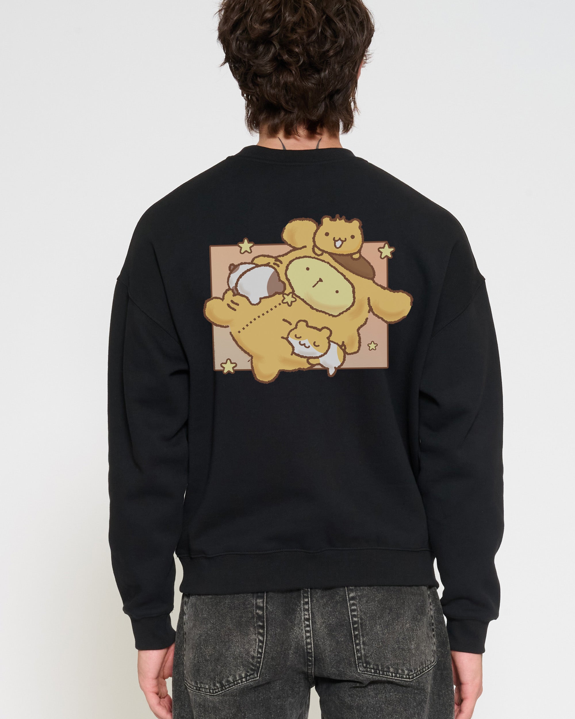 Pompompurin Nap Sweatshirt Official Hello Kitty and Friends collab Threadheads
