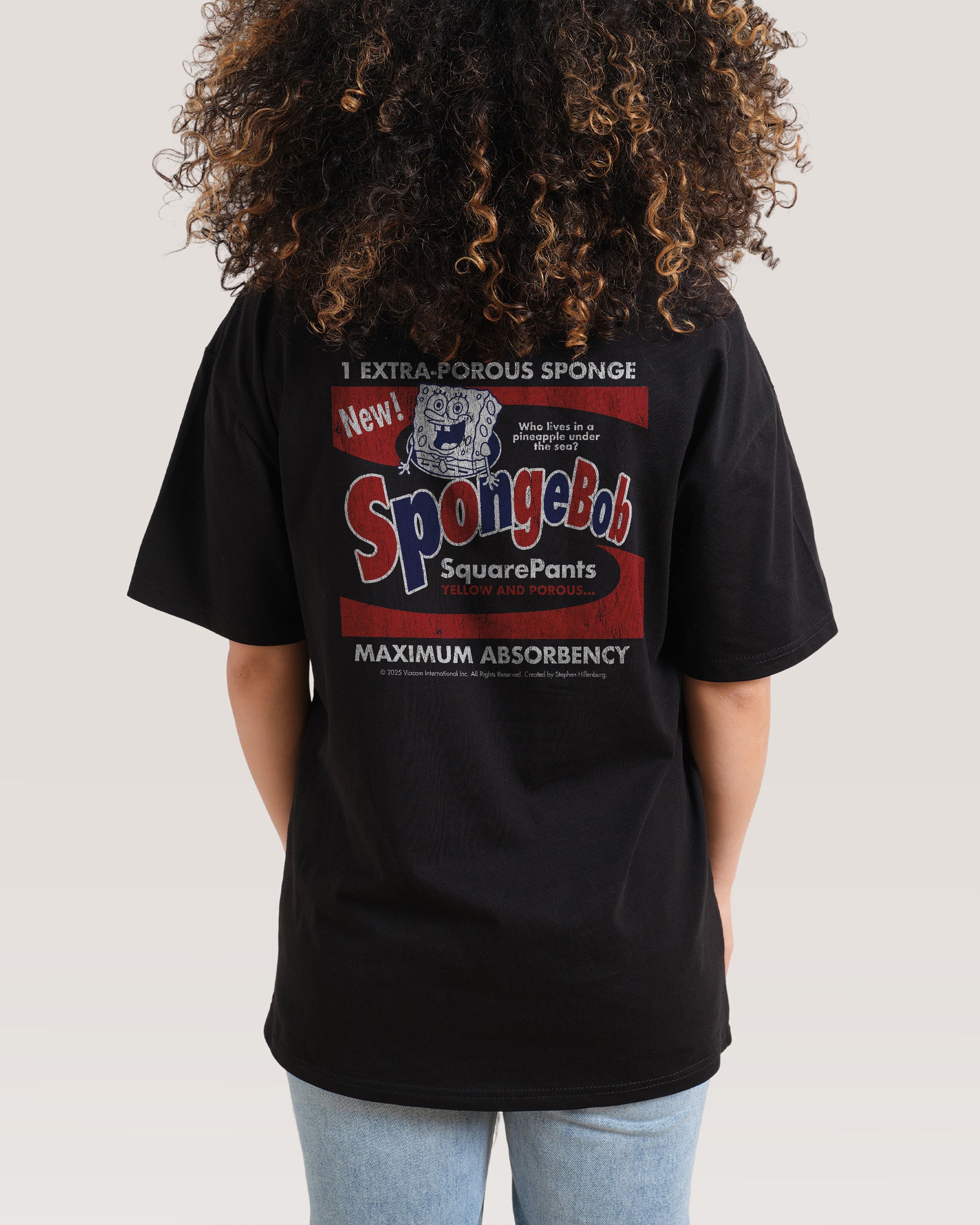 Spongebob Bob Black T-Shirt