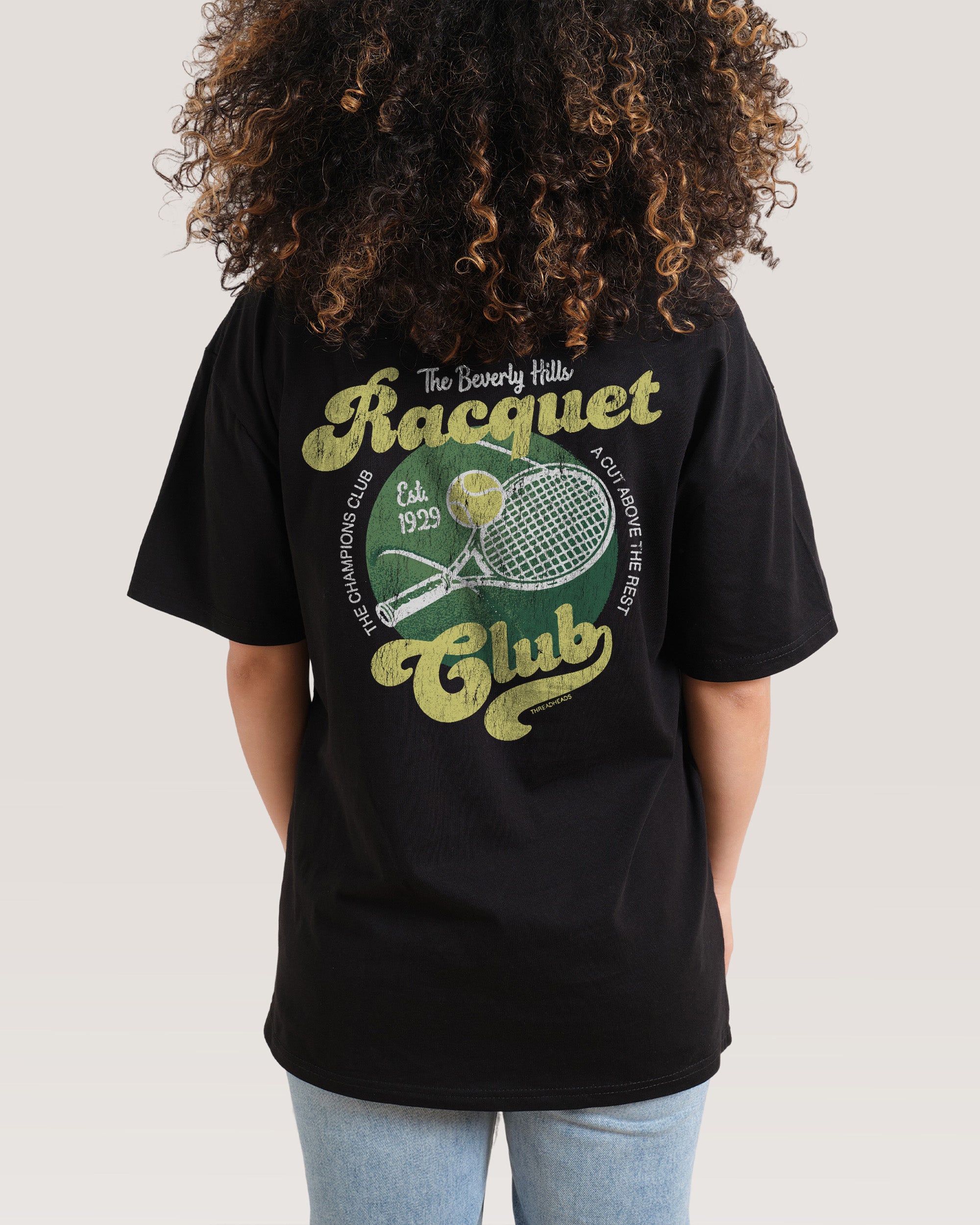 Beverly Hills Racquet Club Black T-Shirt