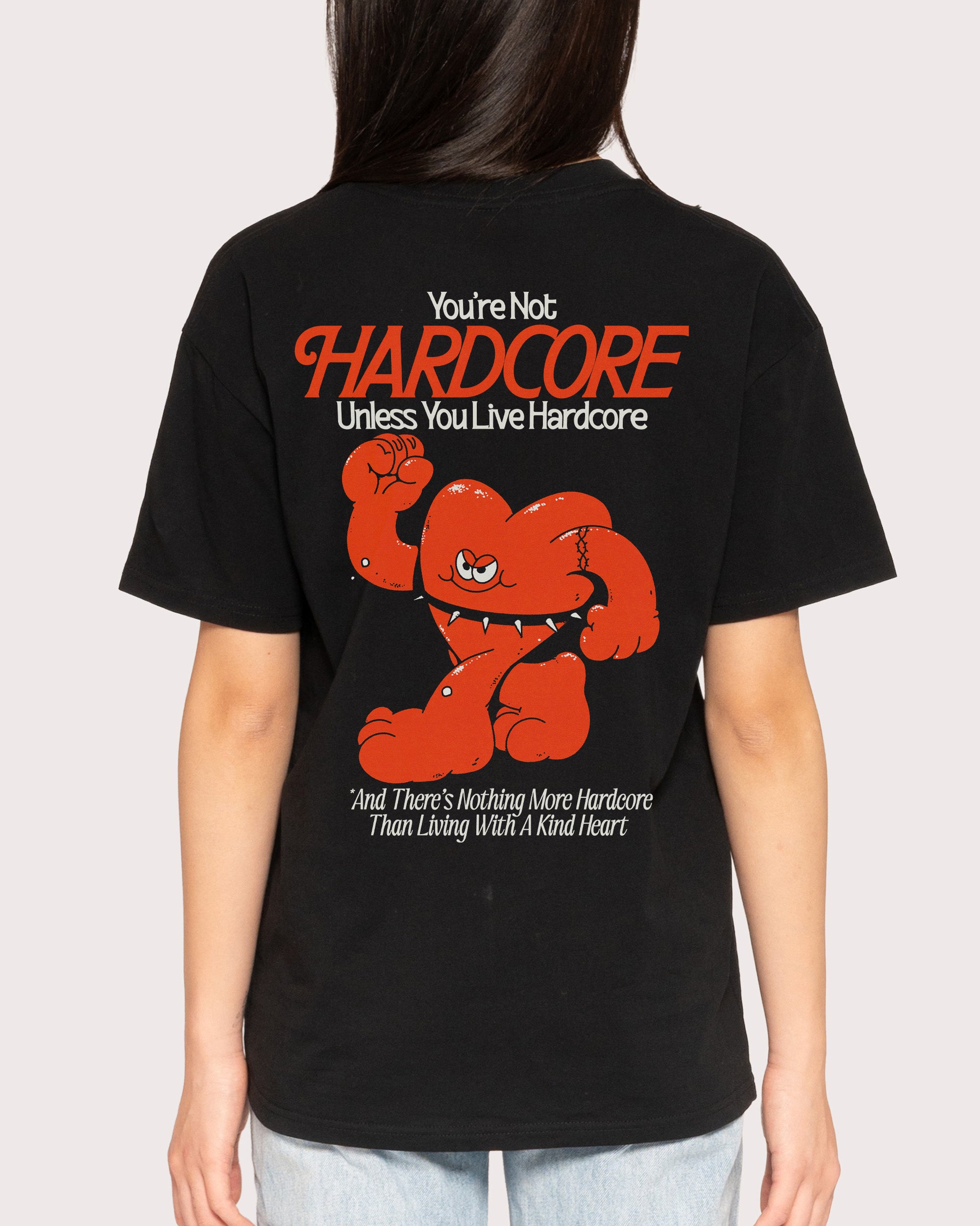 Hardcore Heartcore Black T-Shirt