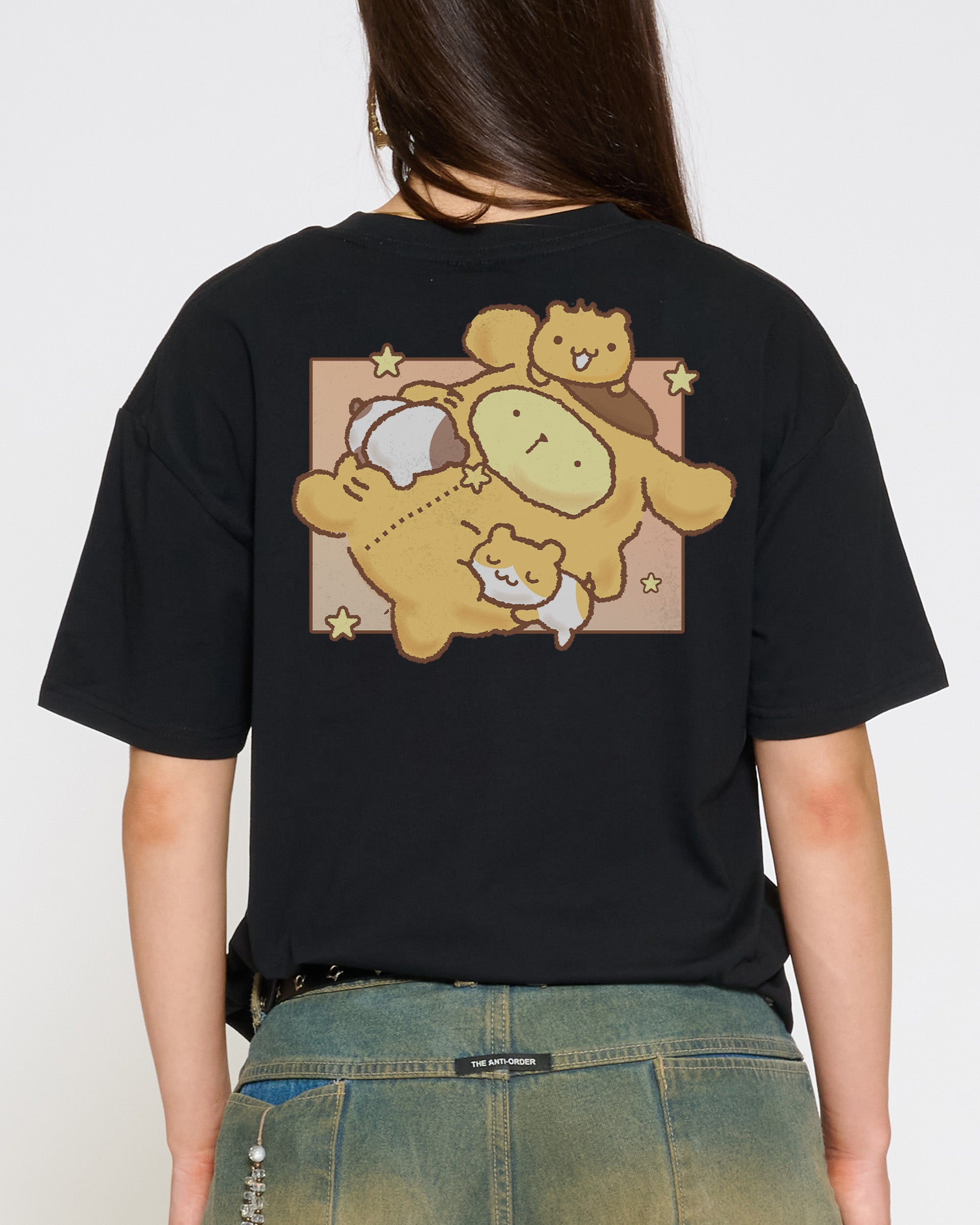 Pompompurin Nap T-Shirt Official Hello Kitty and Friends collab Threadheads