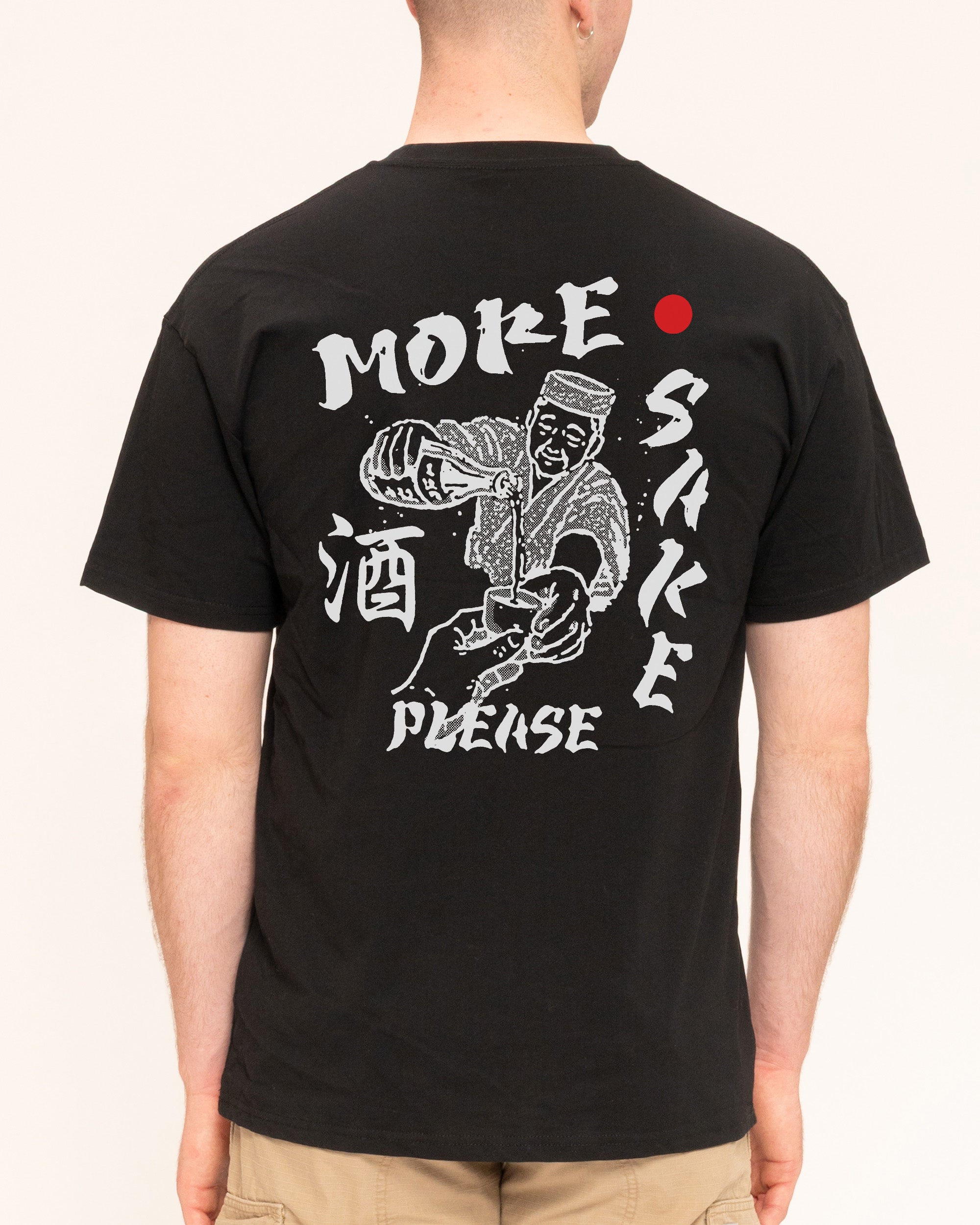 More Sake Please Black T-Shirt