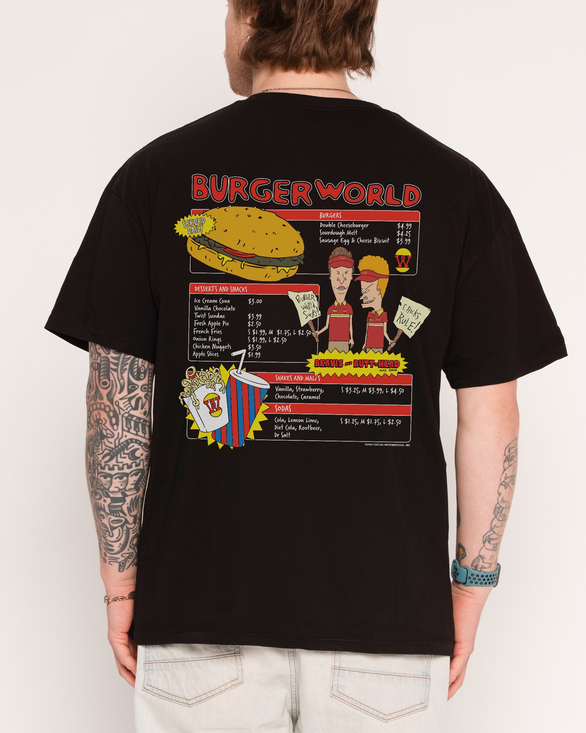 Burger World Oversized Tee Threadheads Australia Online