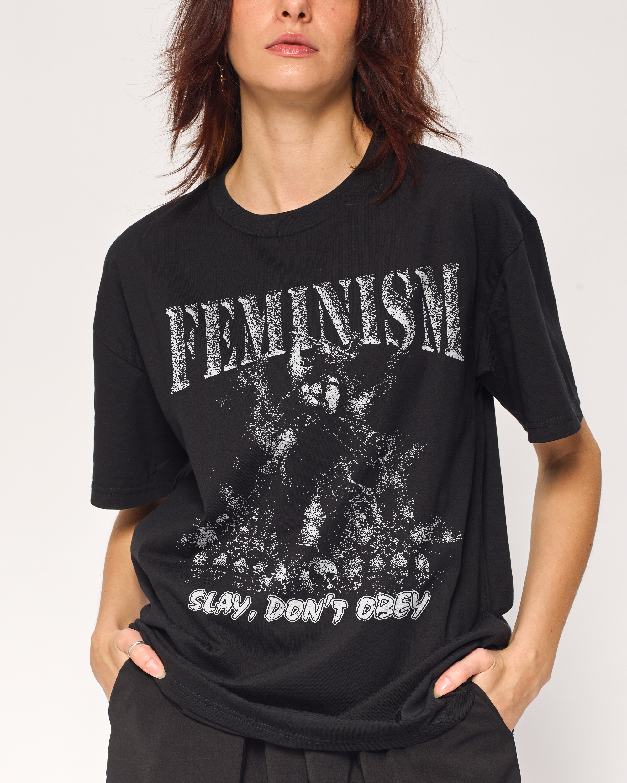 Feminist Raider T-Shirt Australia Threadheads Online