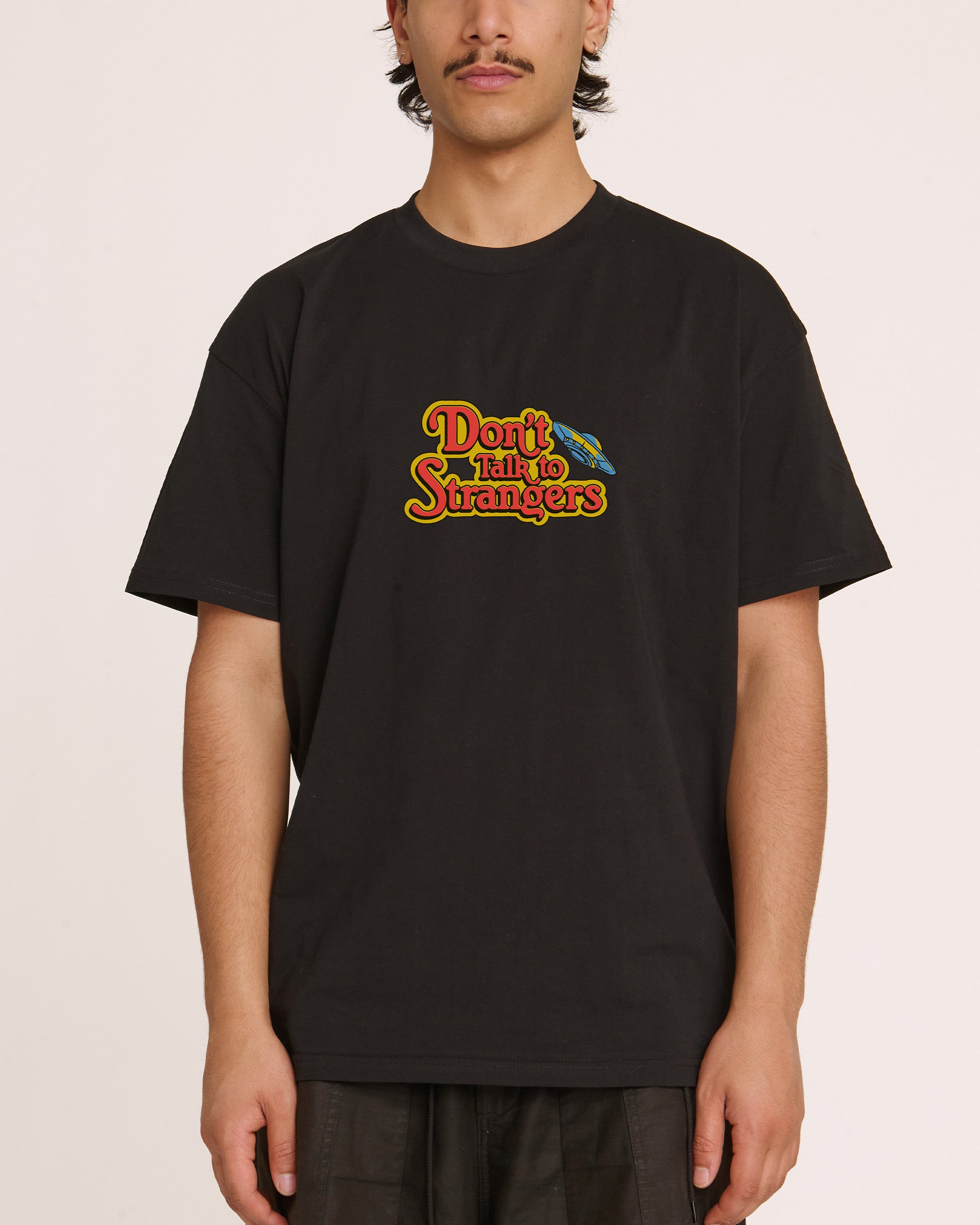 Don't Talk to Strangers Front and Back T-Shirt