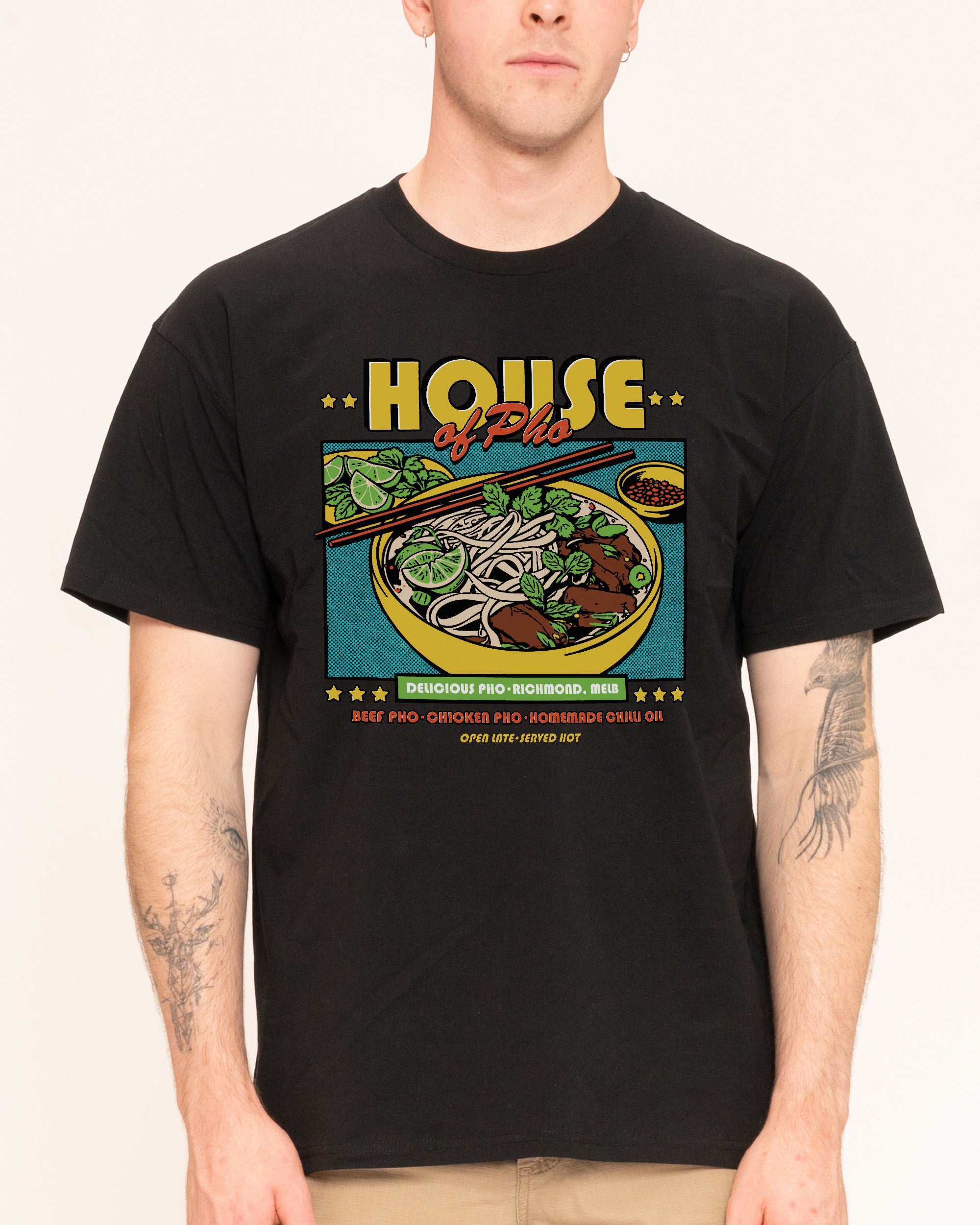 House of Pho Black T-Shirt