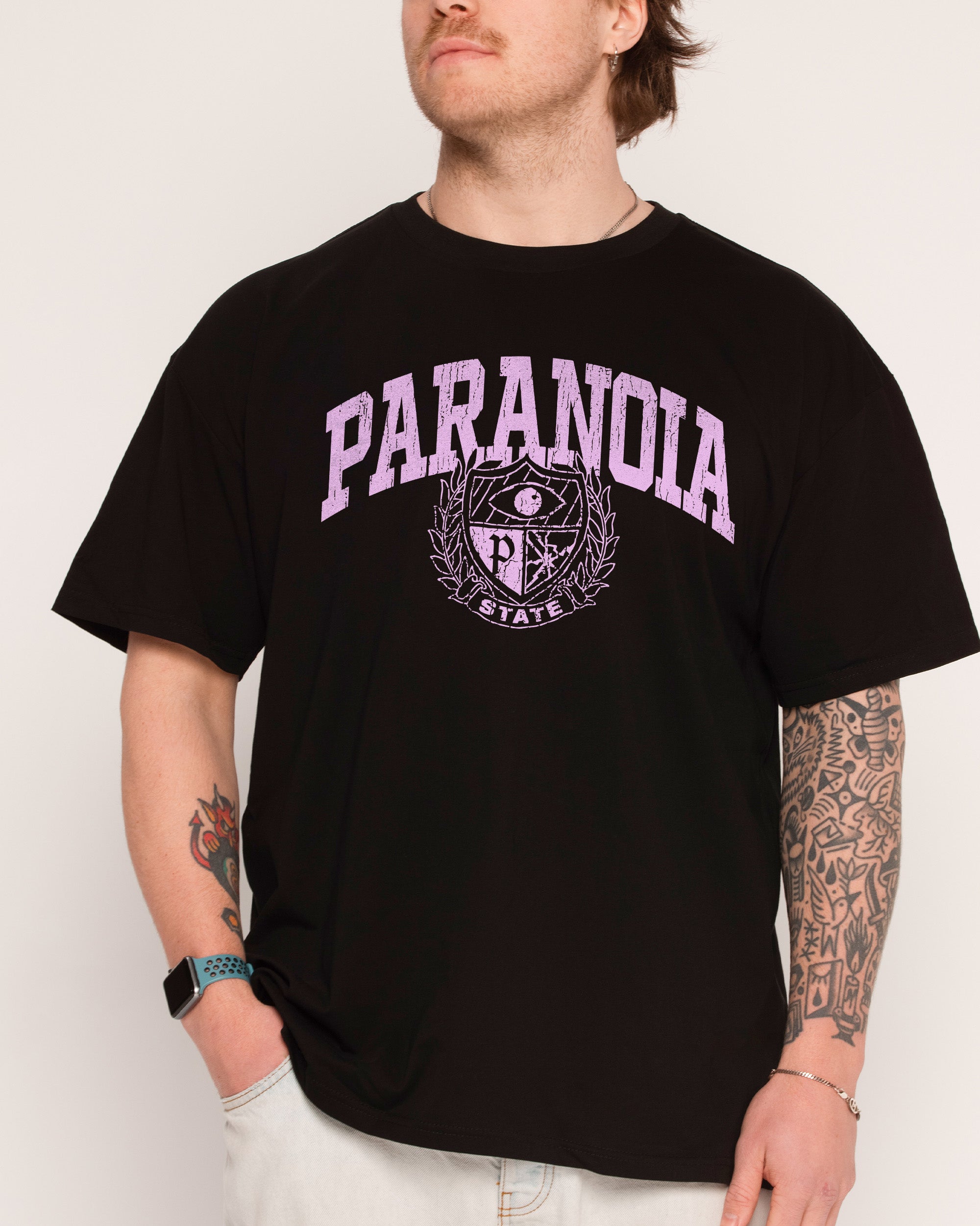 Paranoia State Black T-Shirt