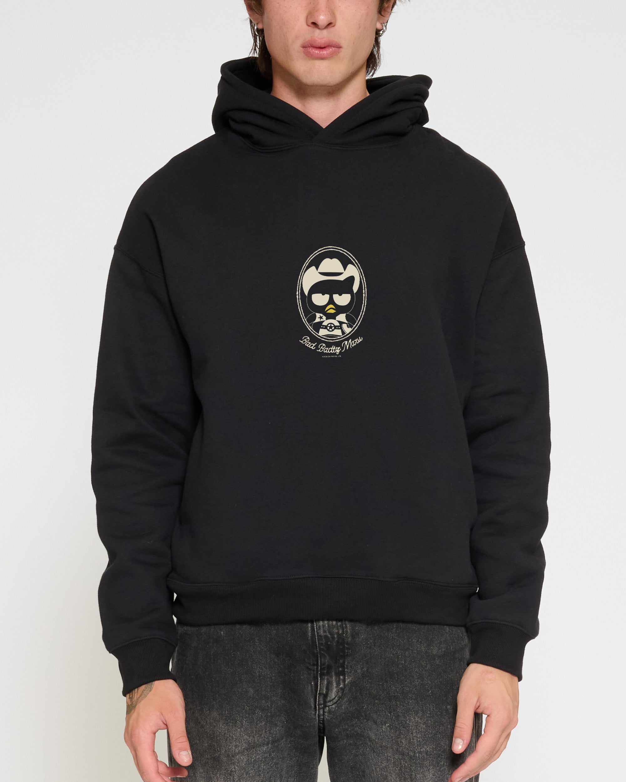 Bad Badtz-Maru Rodeo Club Hoodie Official Hello Kitty and Friends collab Threadheads