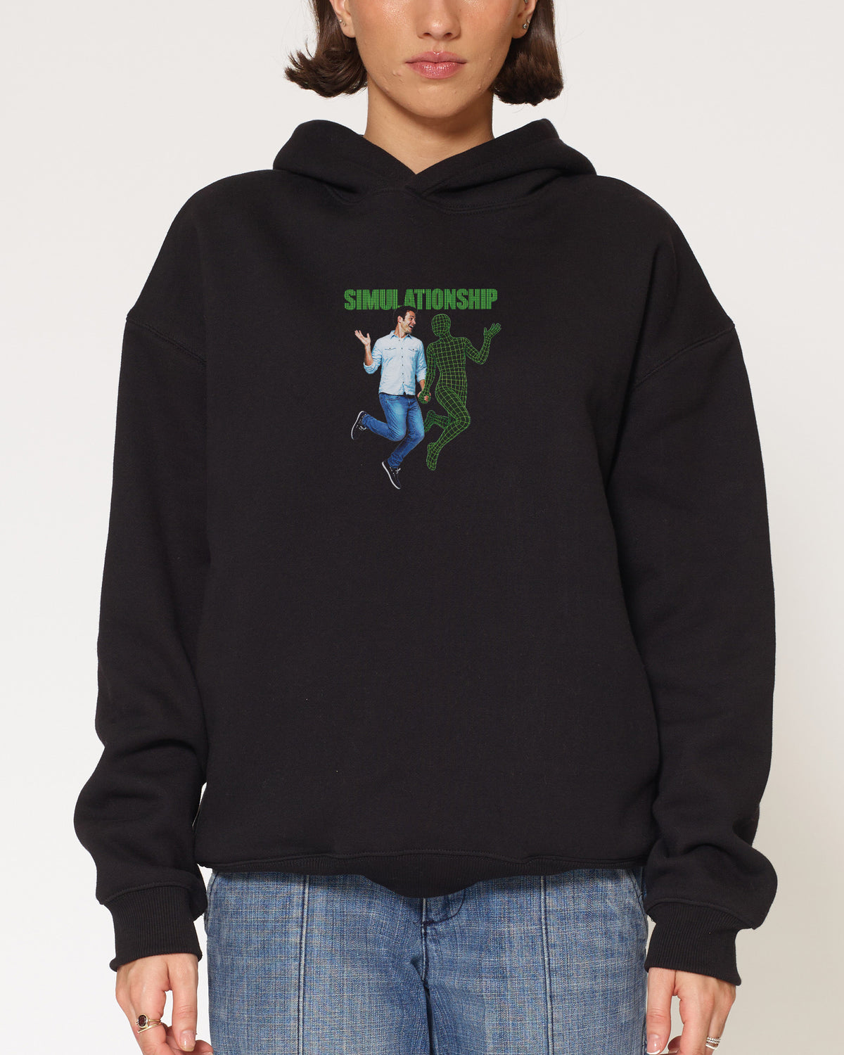 Simulationship Black Hoodie