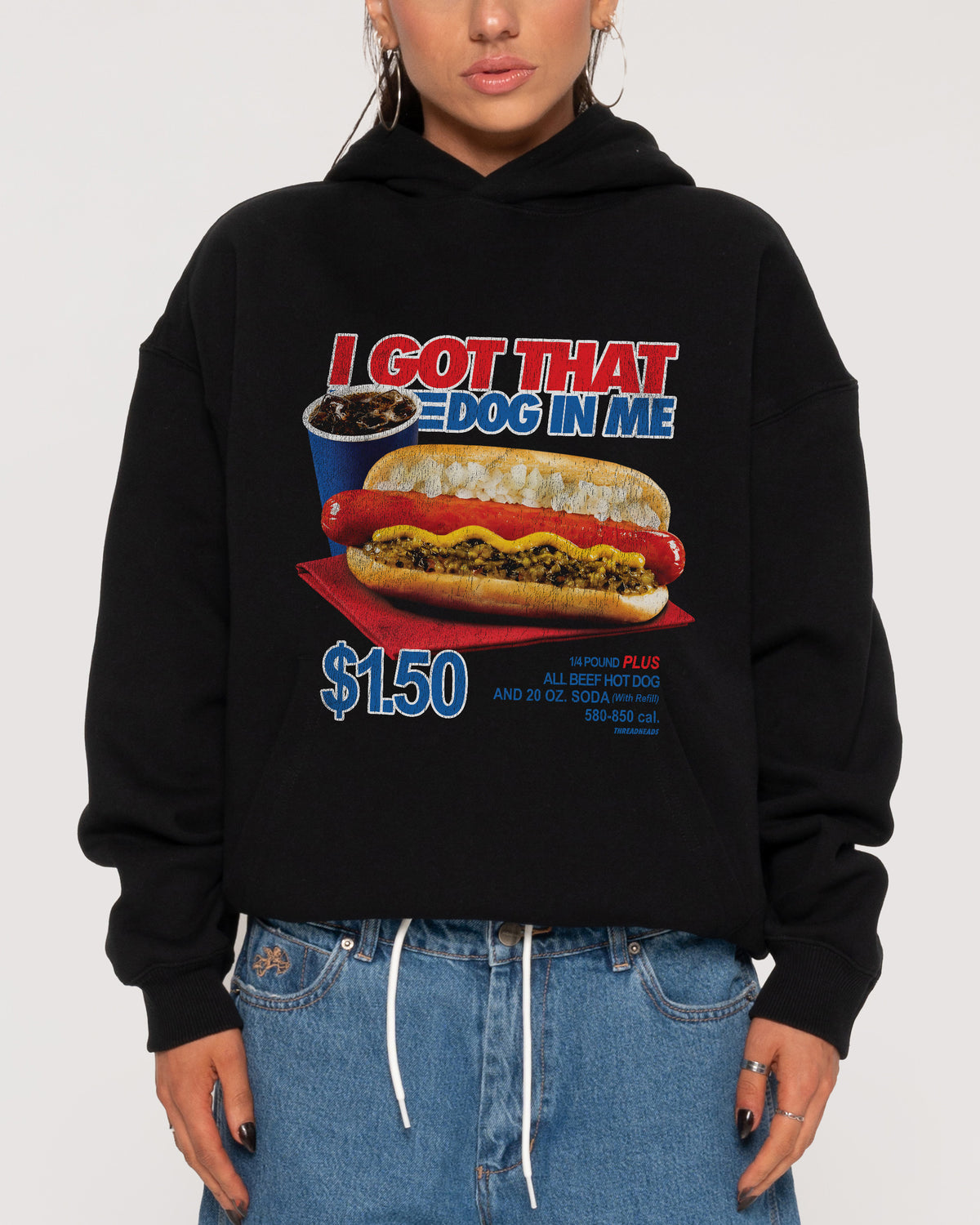 I Got That Dog In Me Black Hoodie