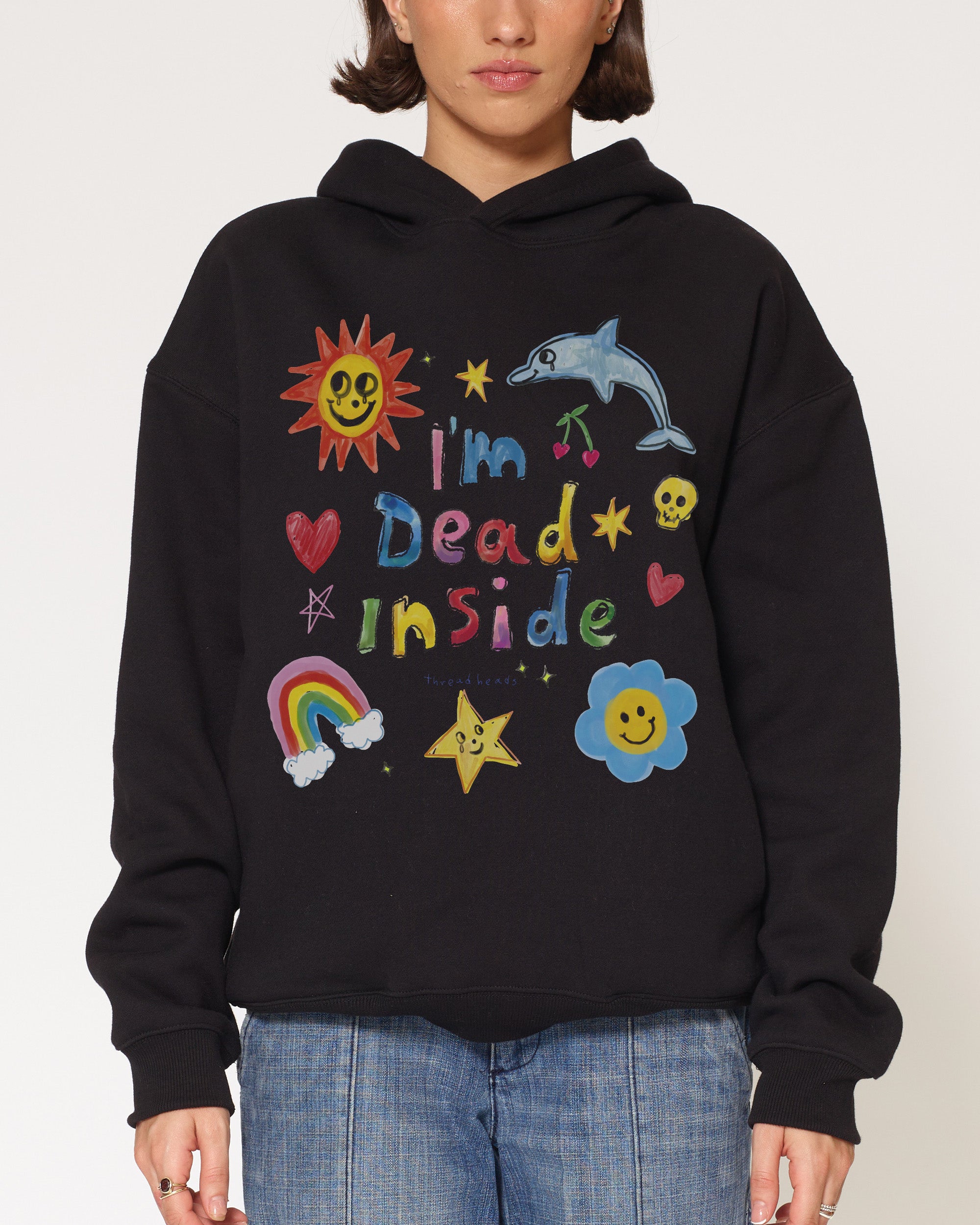I’m Dead Inside Black Hoodie
