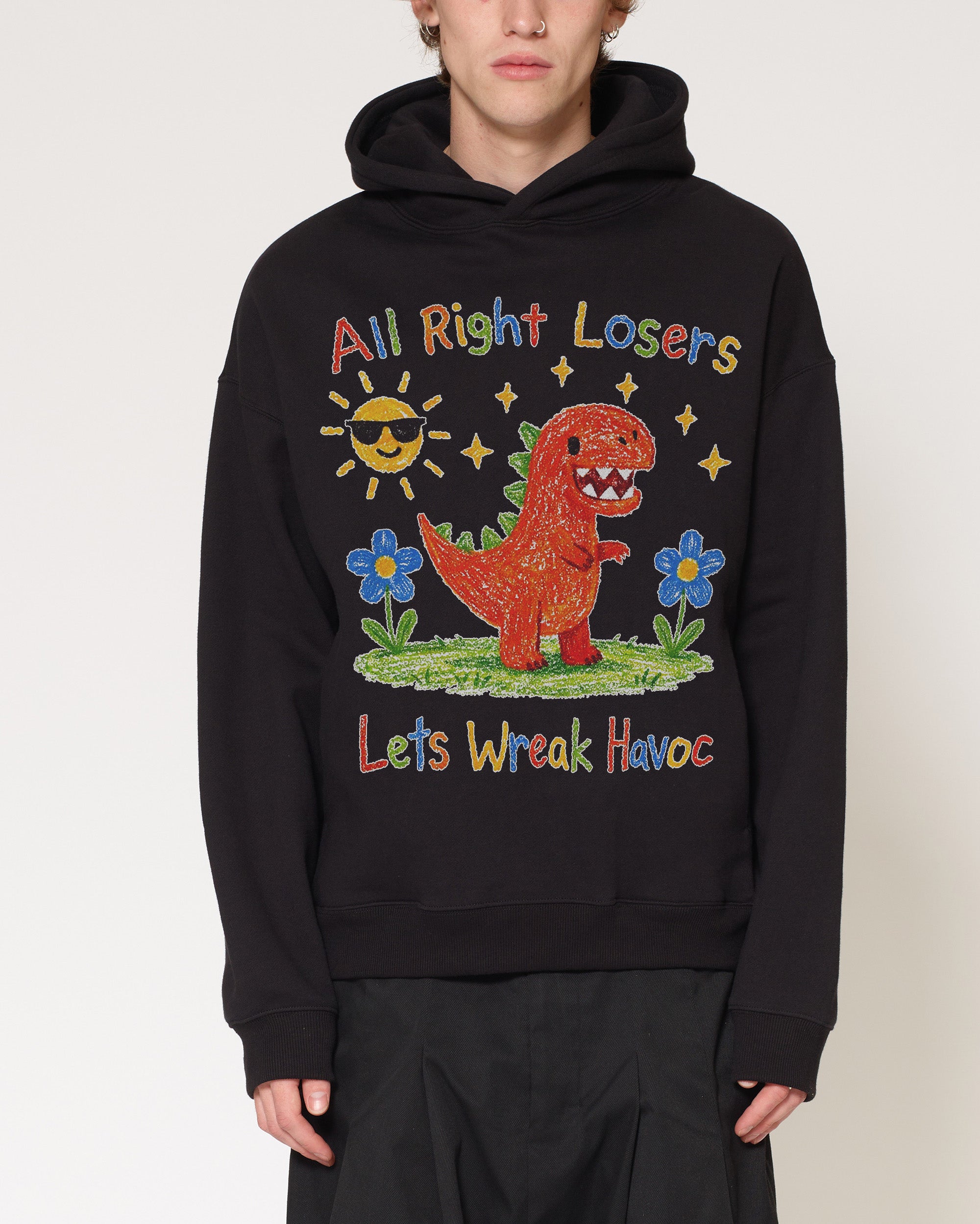 Lets Wreak Havoc Black Hoodie