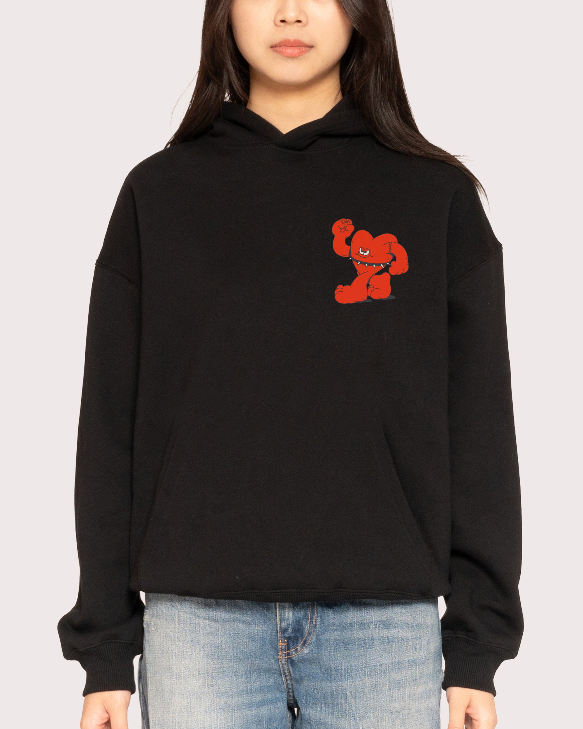 Hardcore Heartcore Black Hoodie