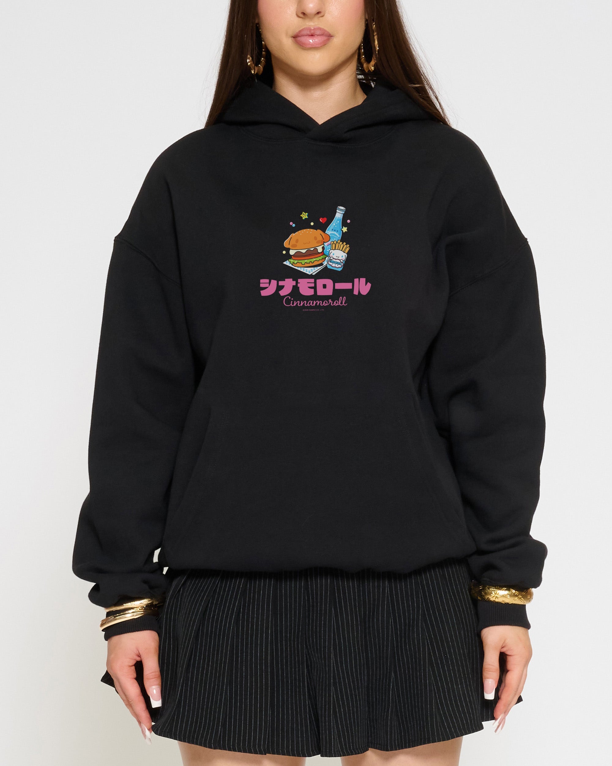 Cinnamoroll Kawaii Hoodie Official Hello Kitty and Friends collab Threadheads