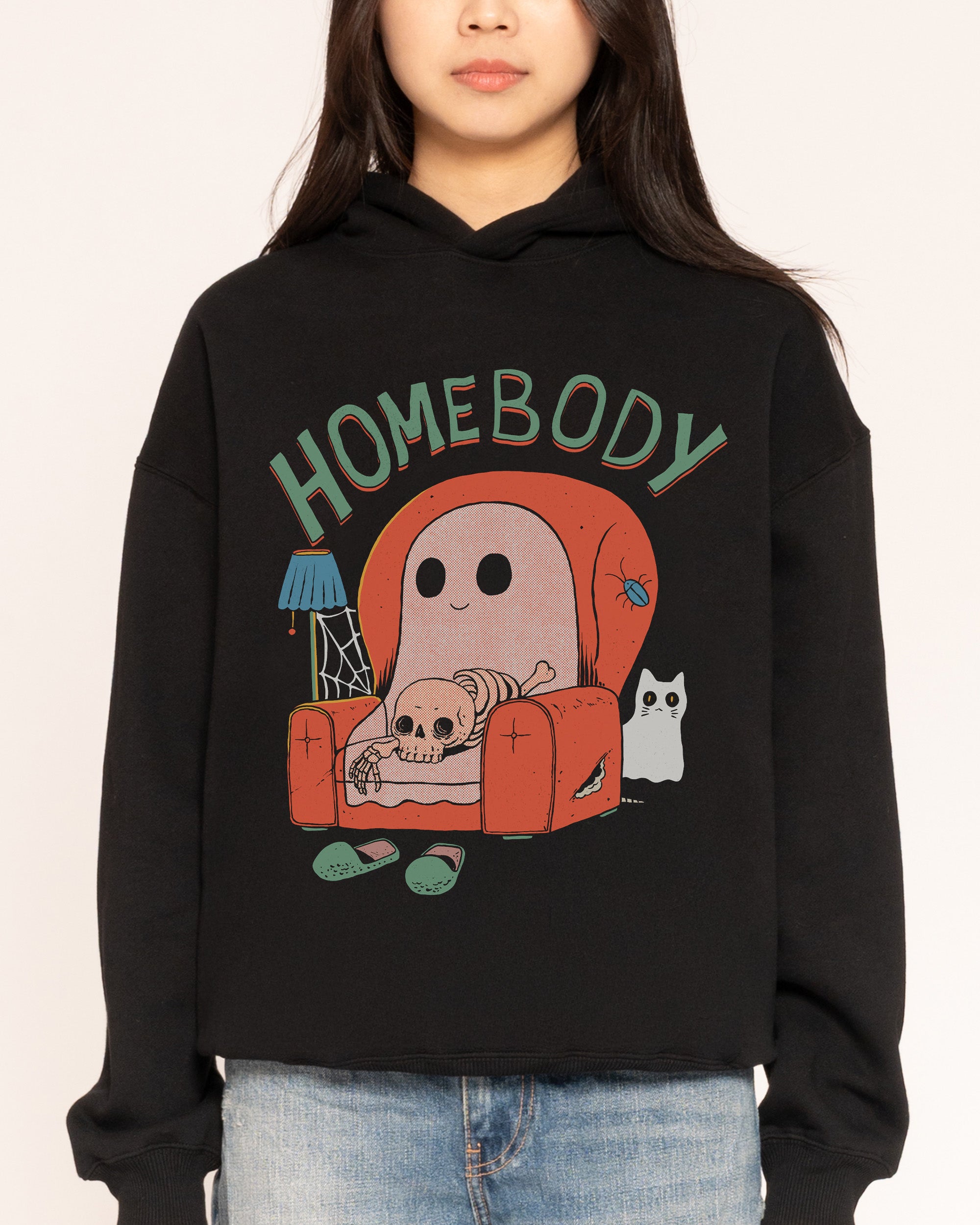 Homebody Black Hoodie