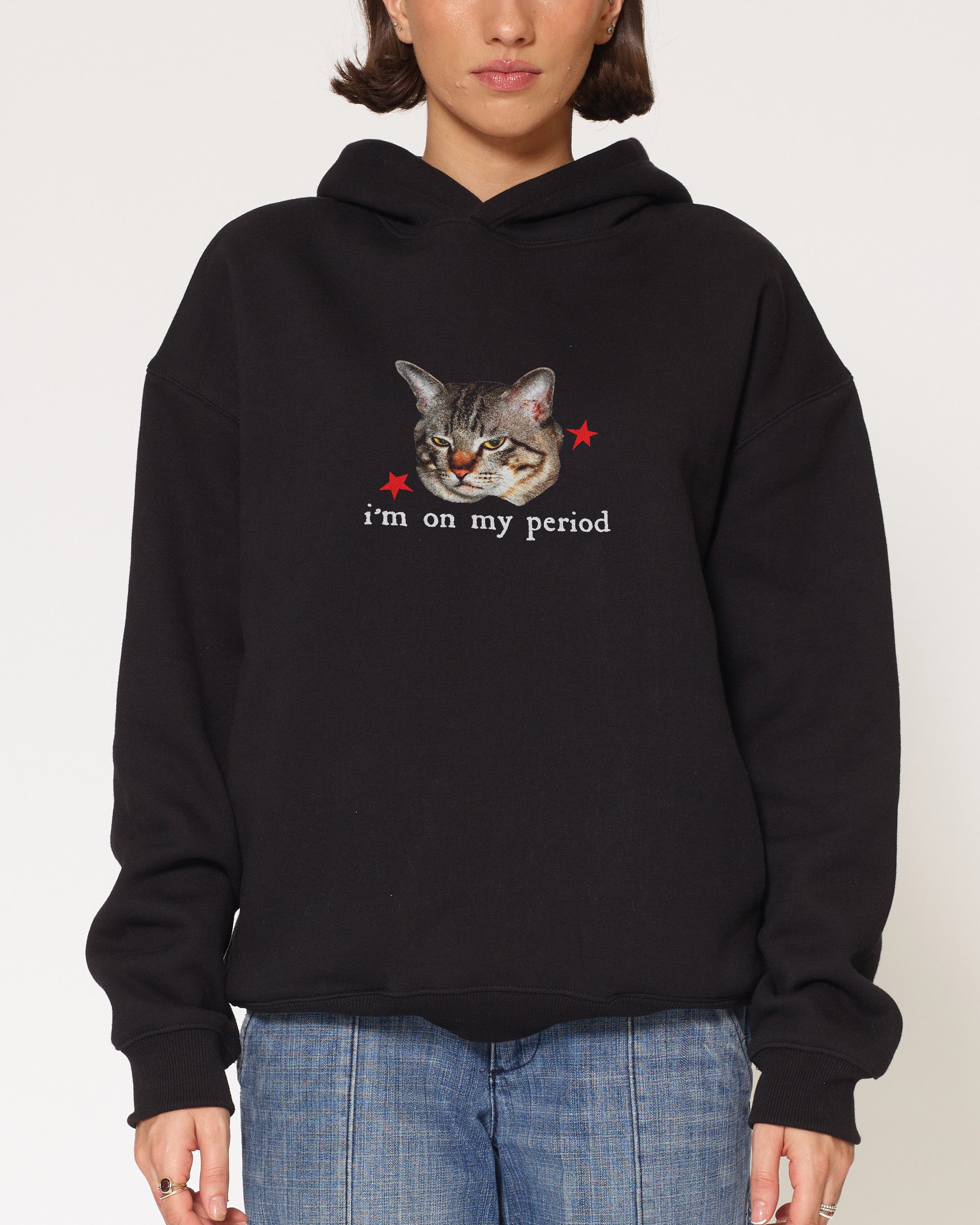 I’m On My Period Black Hoodie