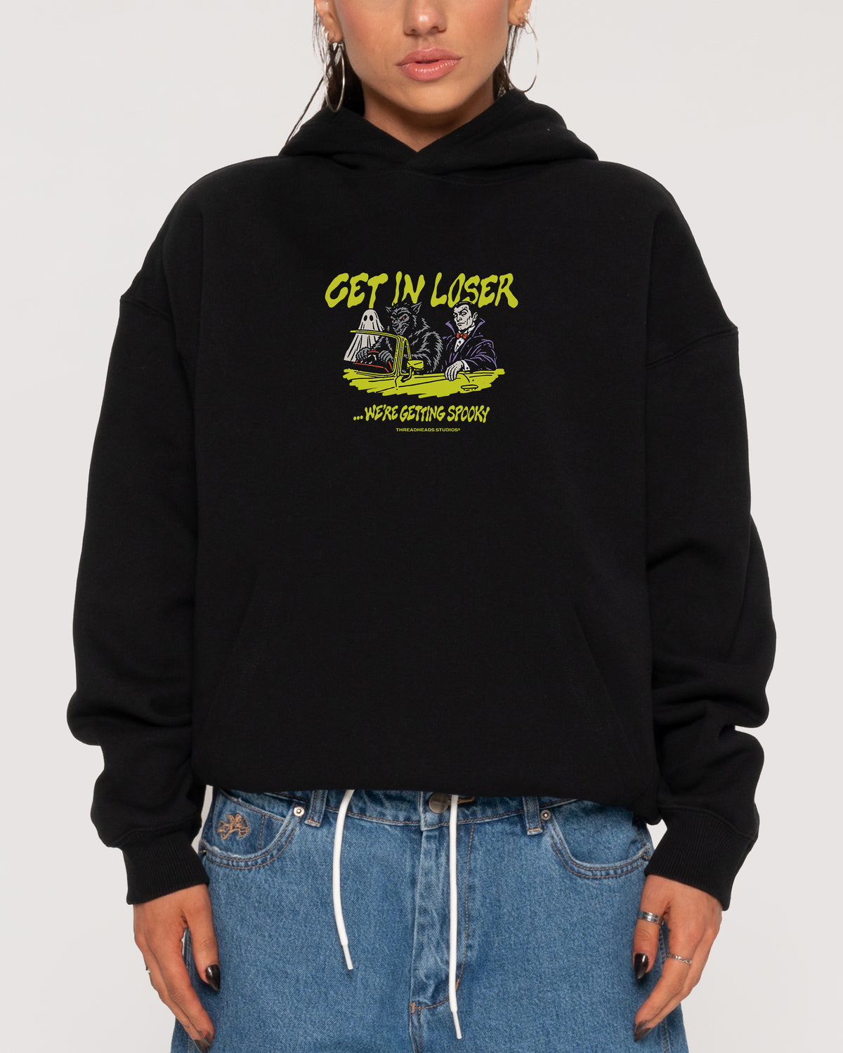 Get in Loser Black Hoodie