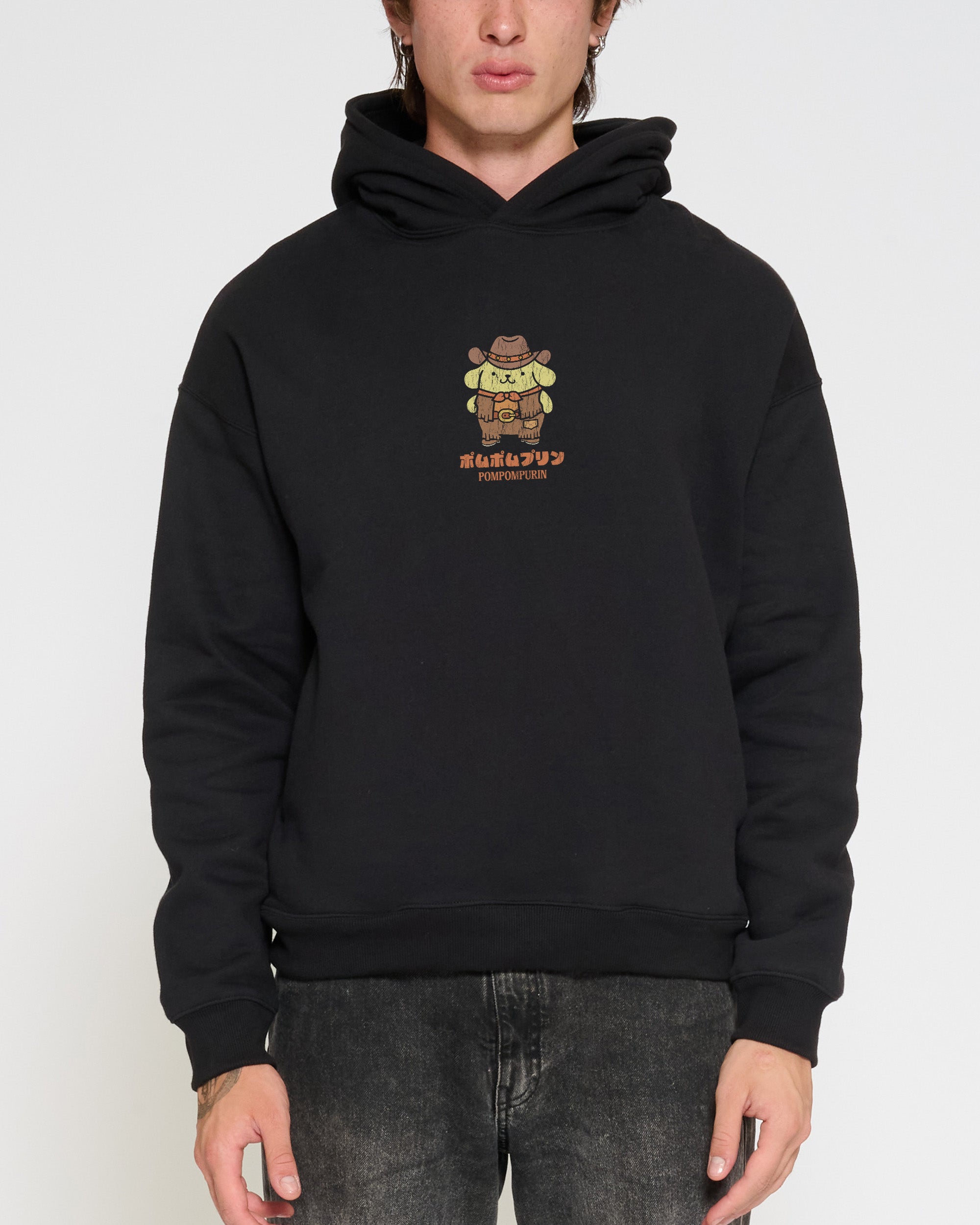 Pompompurin Yeehaw Hoodie Official Hello Kitty and Friends collab Threadheads