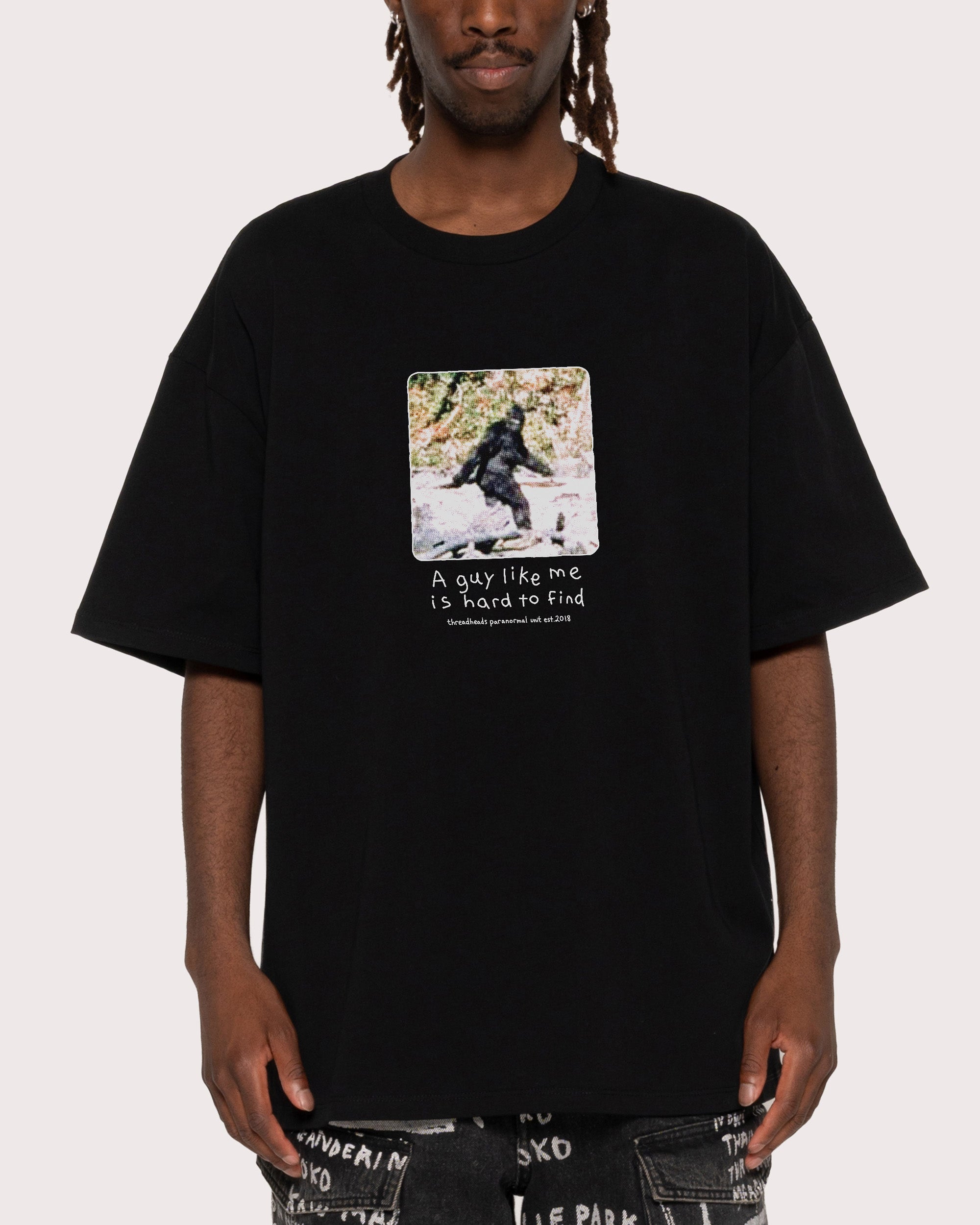 A Guy Like Me is Hard to Find Black Oversized Tee