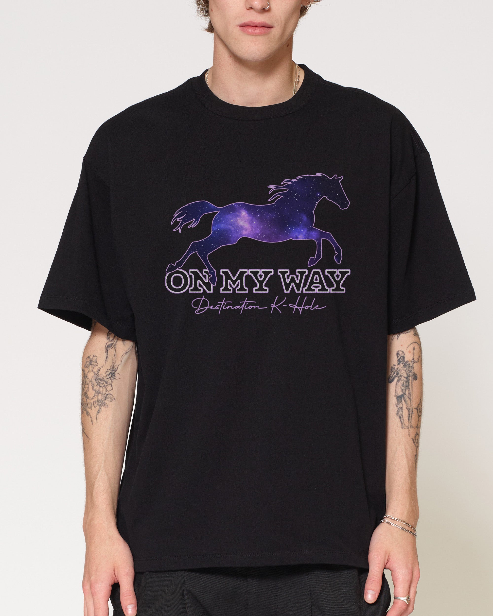 Destination K-Hole Black Oversized Tee