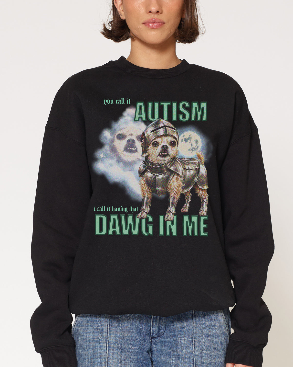Dawg in Me Black Sweatshirt