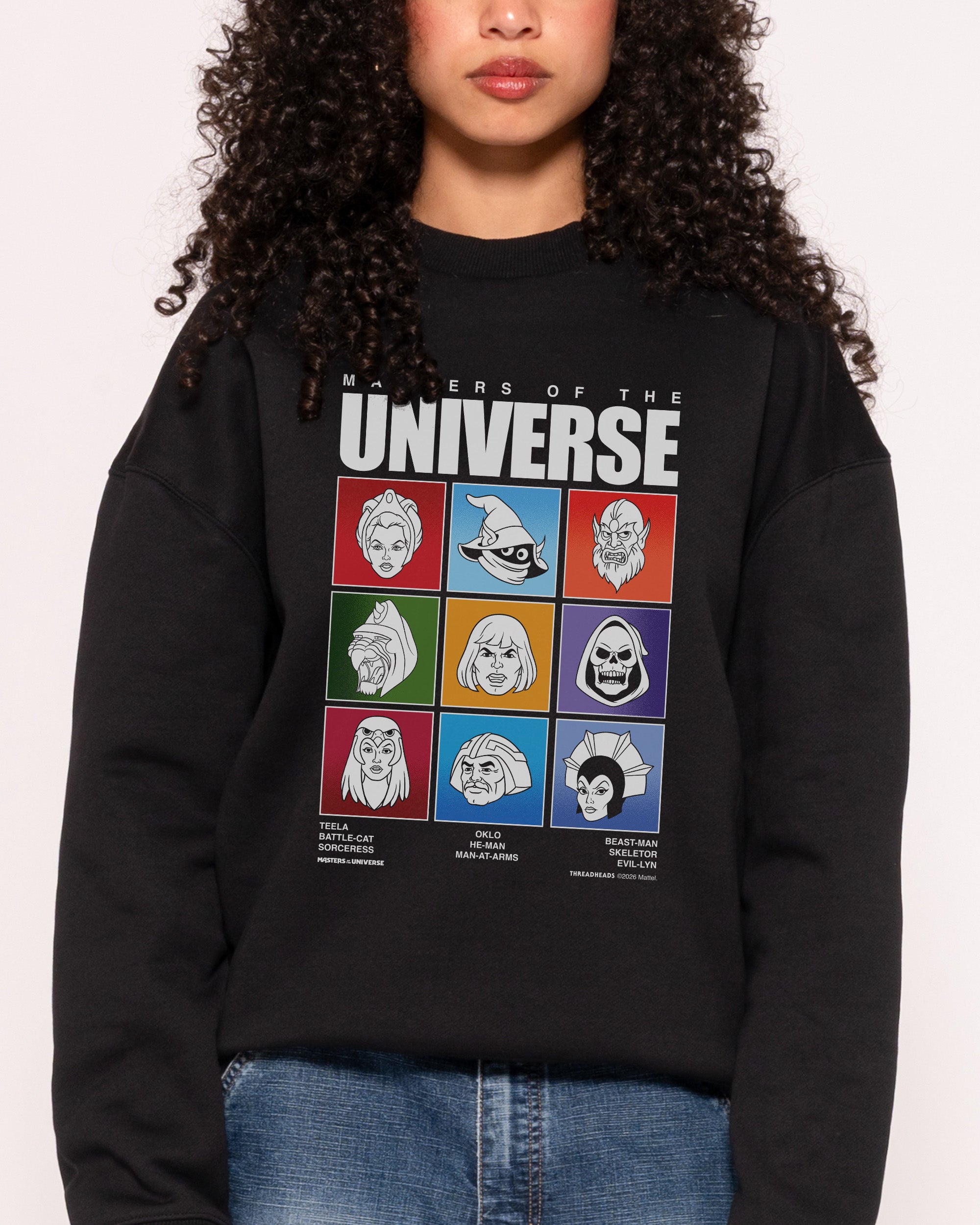 MOTU Squares Black Sweatshirt