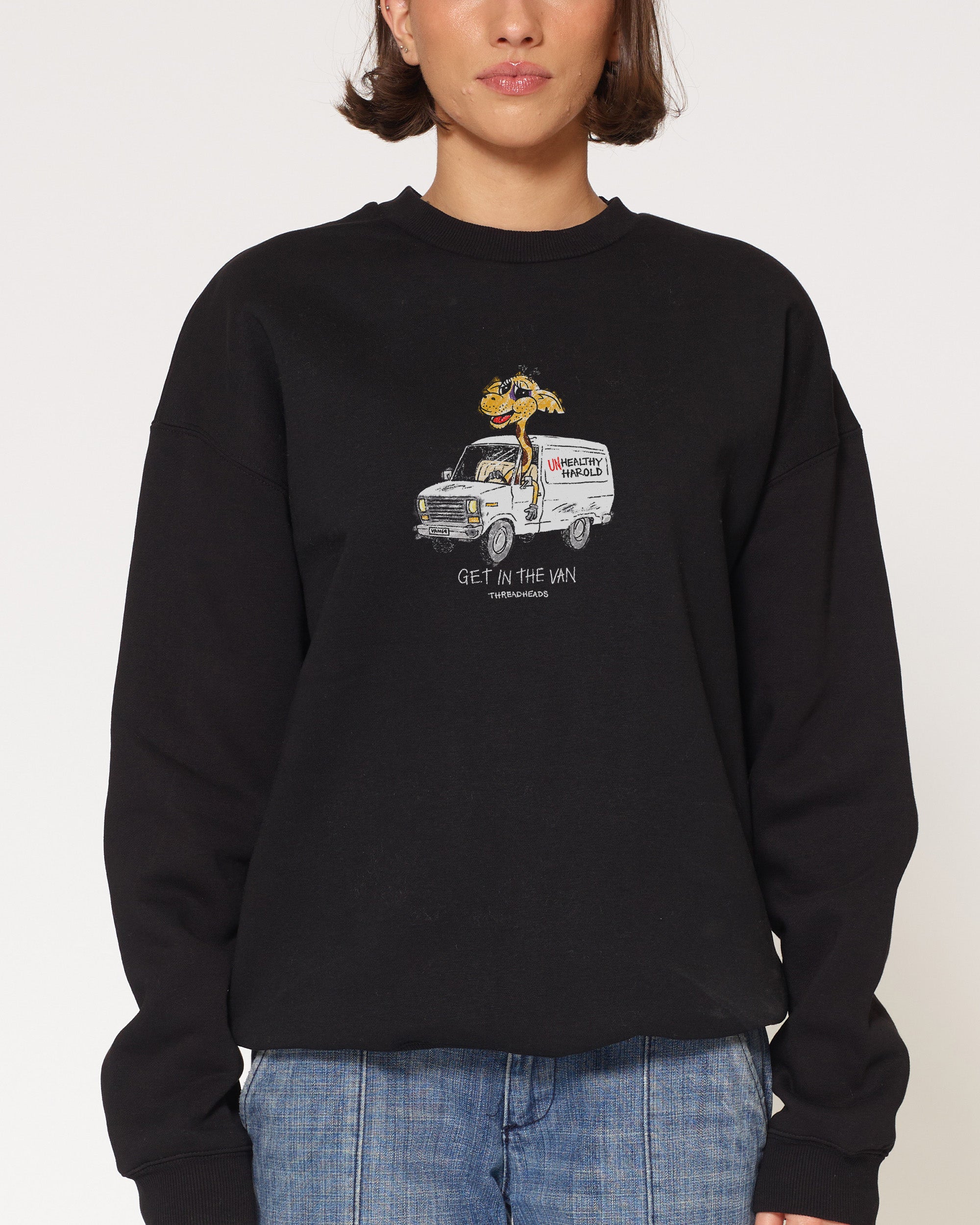 Get in the Van Black Sweatshirt