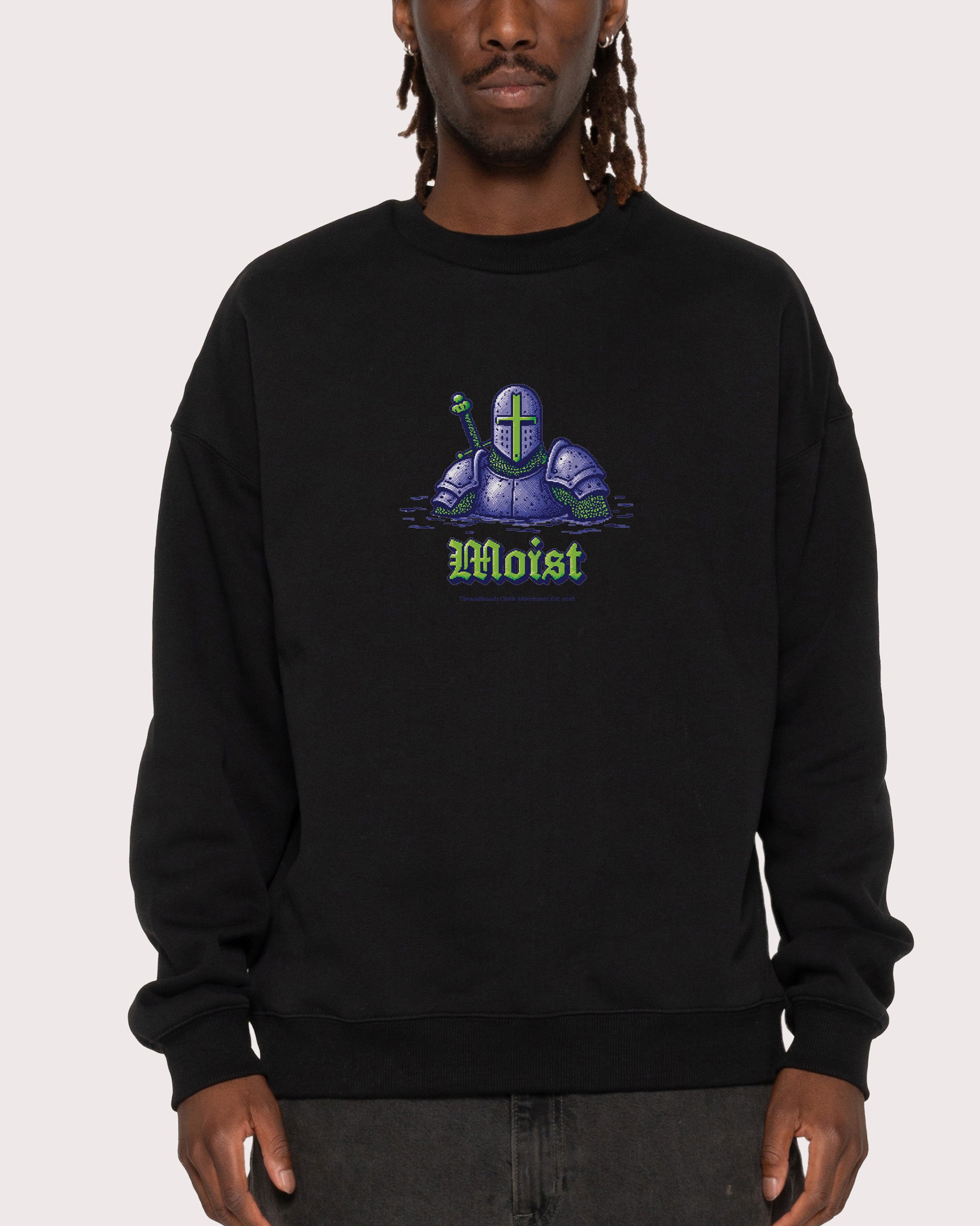 Moist Knight Black Sweatshirt