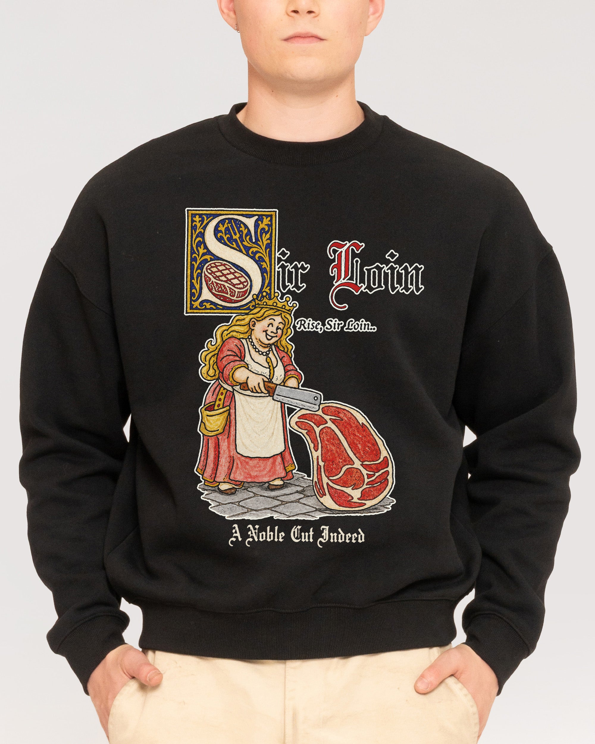 Sir Loin Black Sweatshirt