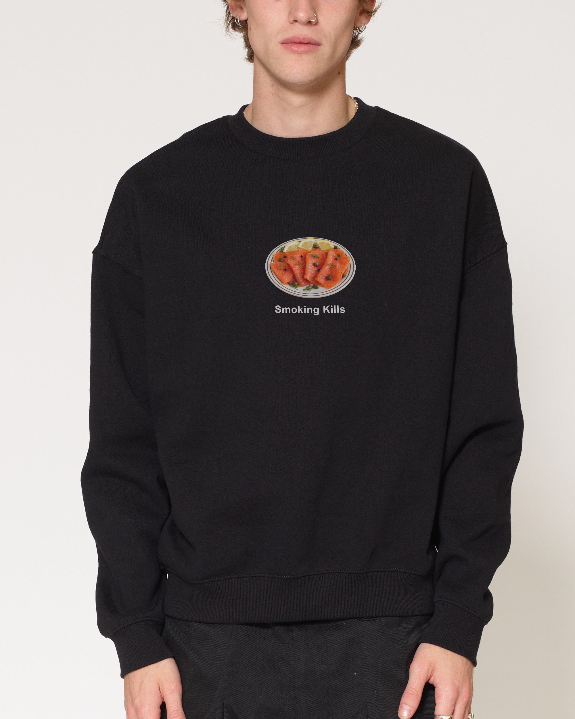 Smoking Kills Black Sweatshirt