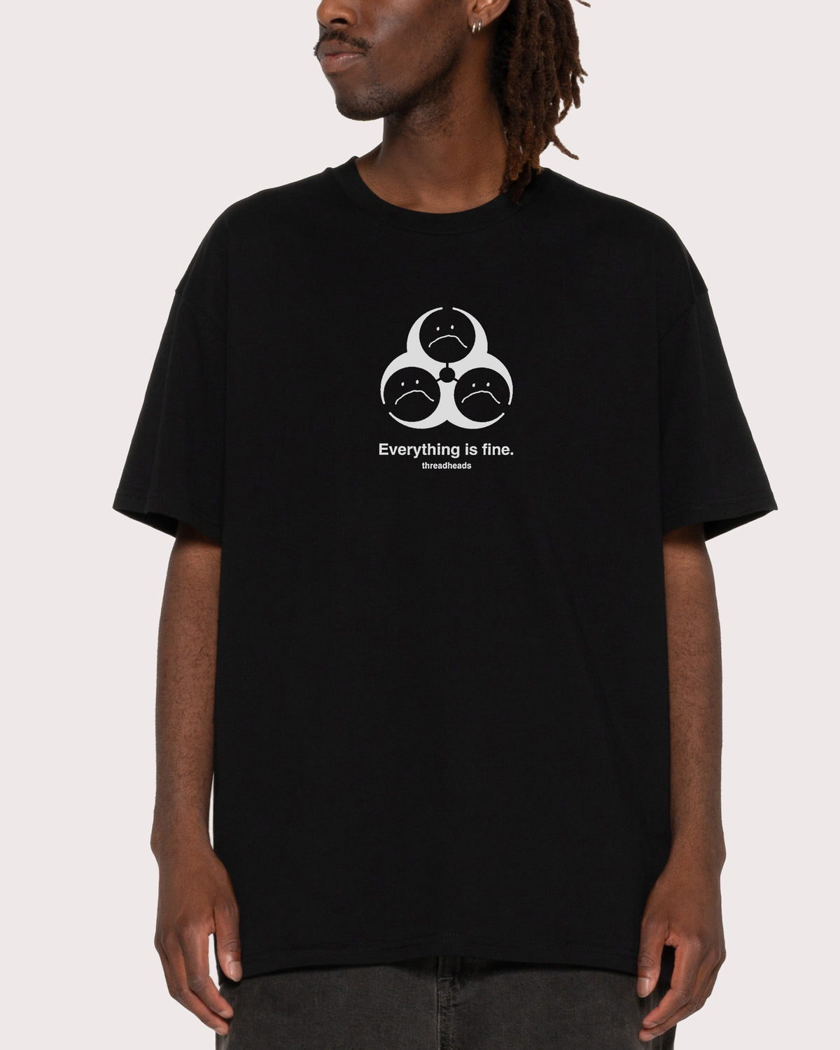 Everything Is Fine Biohazard T-Shirt