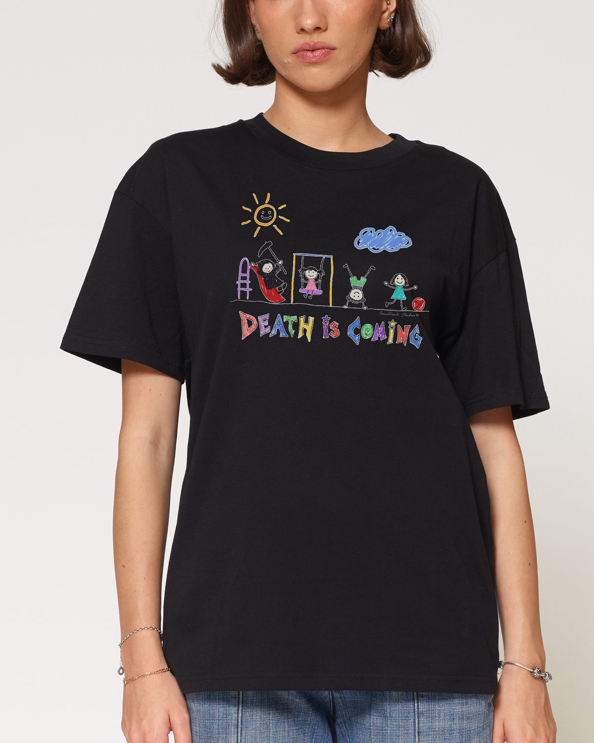 Death is Coming Black T-Shirt