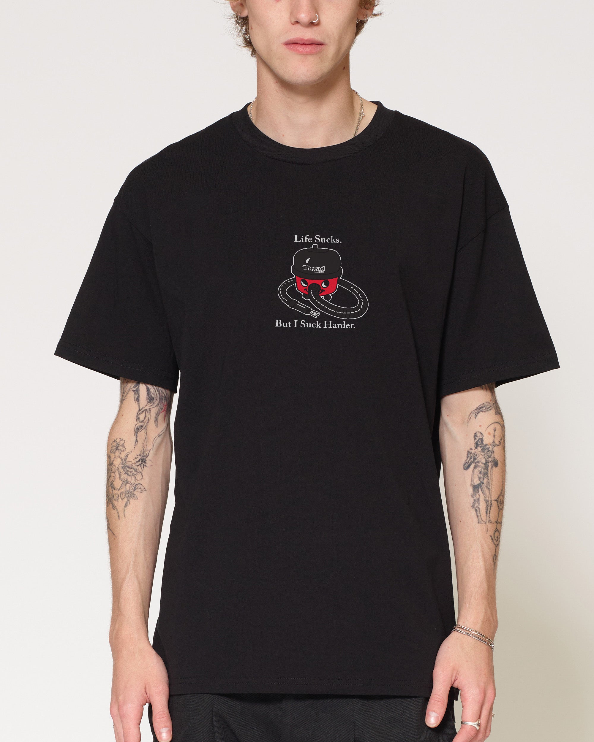 Life Sucks Black T-Shirt