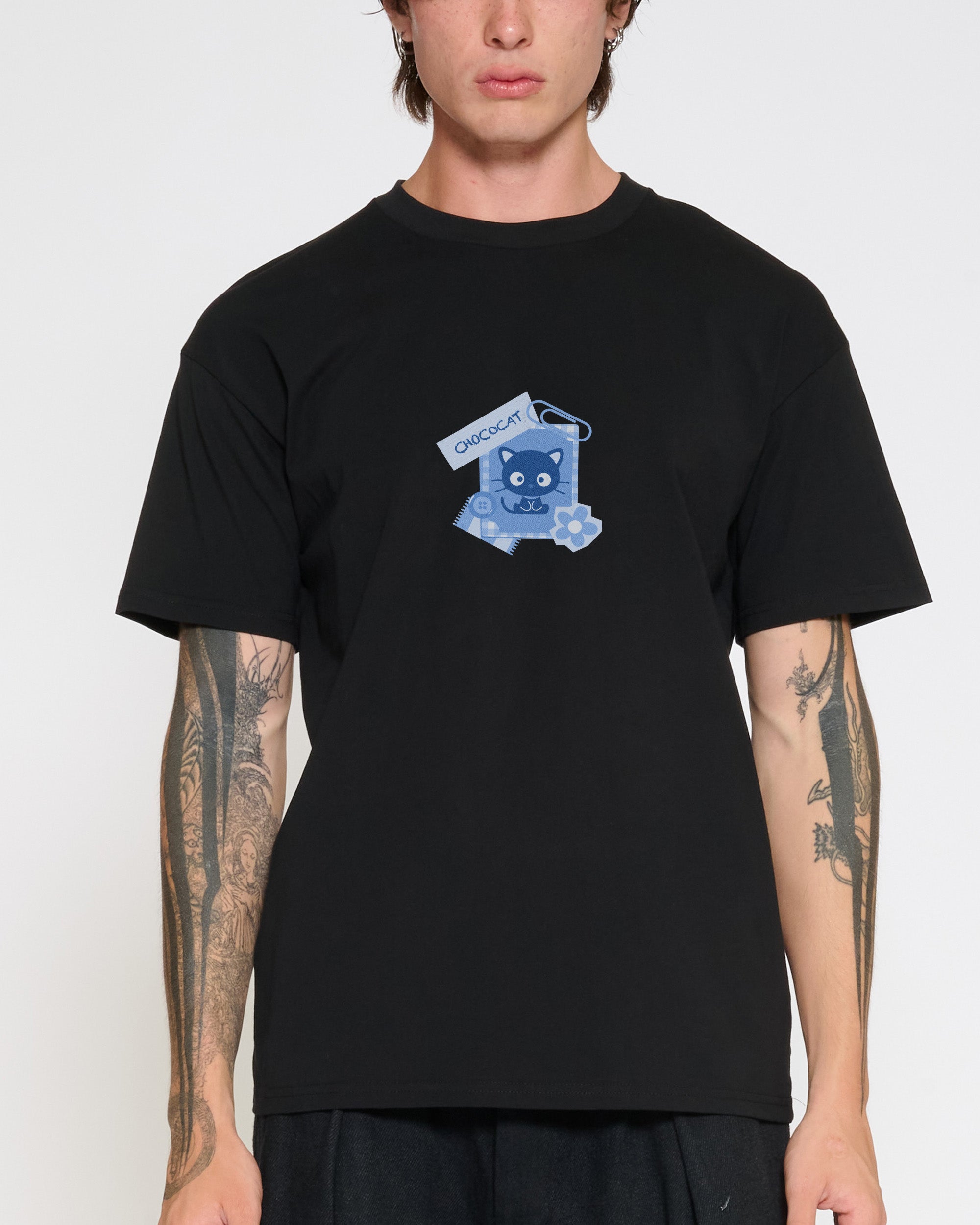 Chococat Scrapbook T-Shirt Official Hello Kitty and Friends collab Threadheads