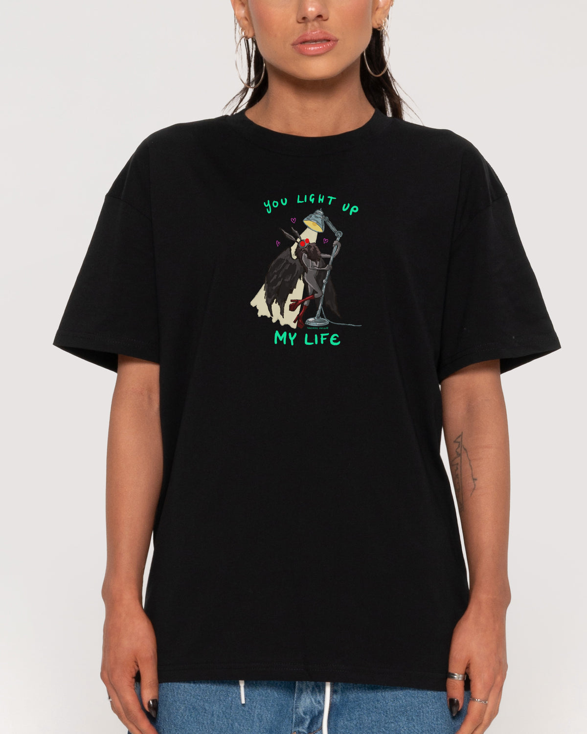 You Light Up My Life Black T-Shirt