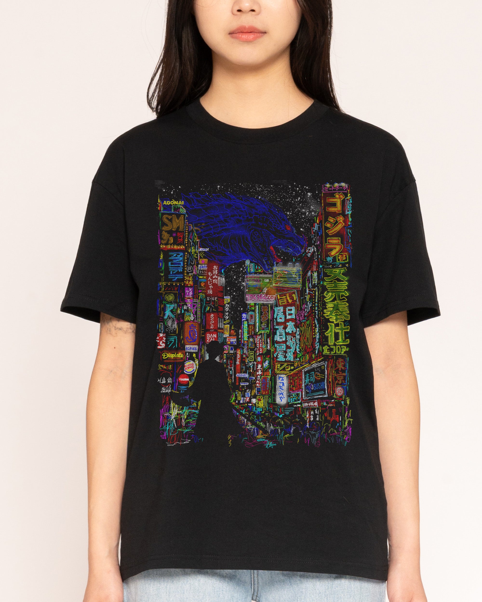 Kaiju City T-Shirt | Japan Aesthetic T-Shirt