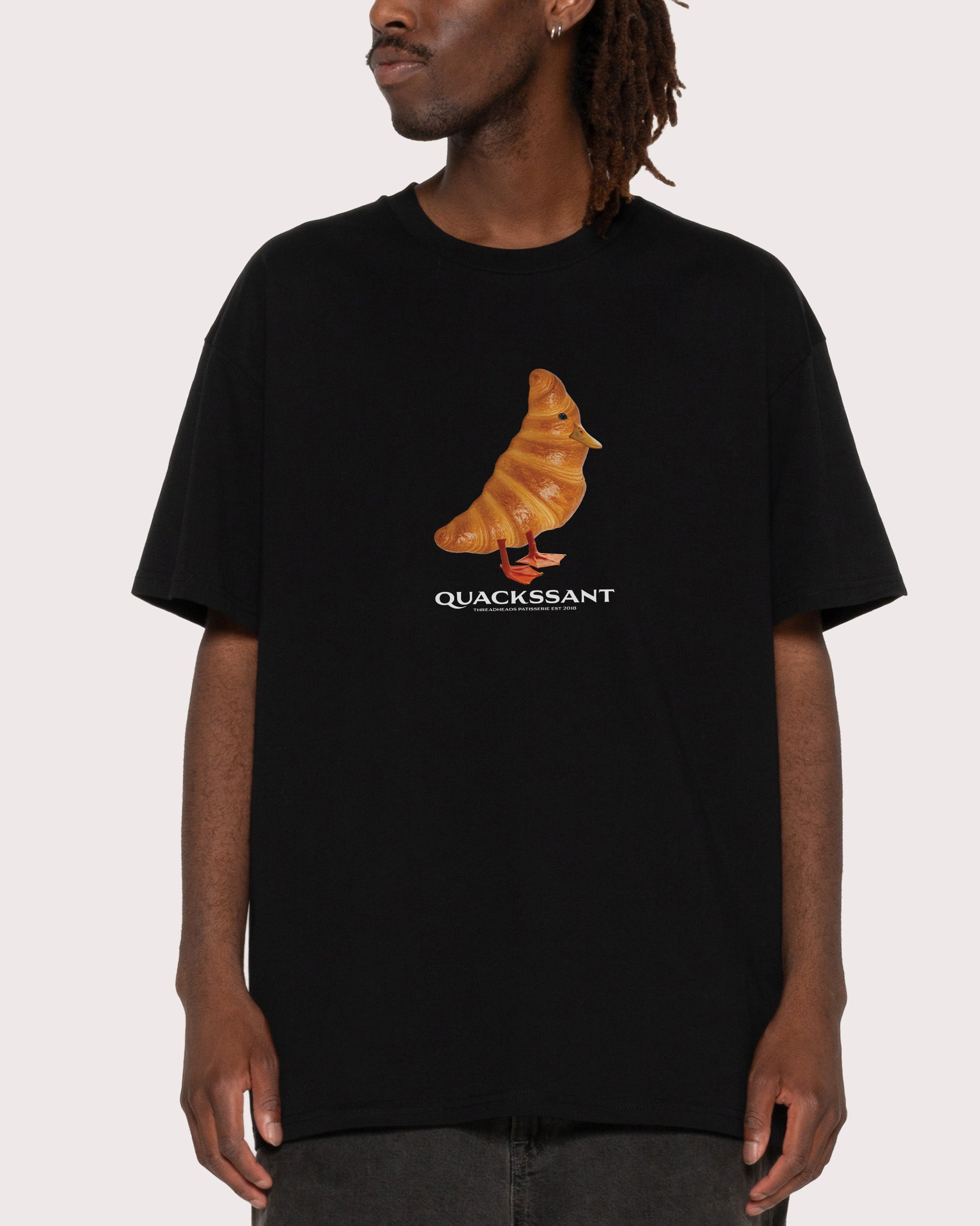 Quackssant Black T-Shirt