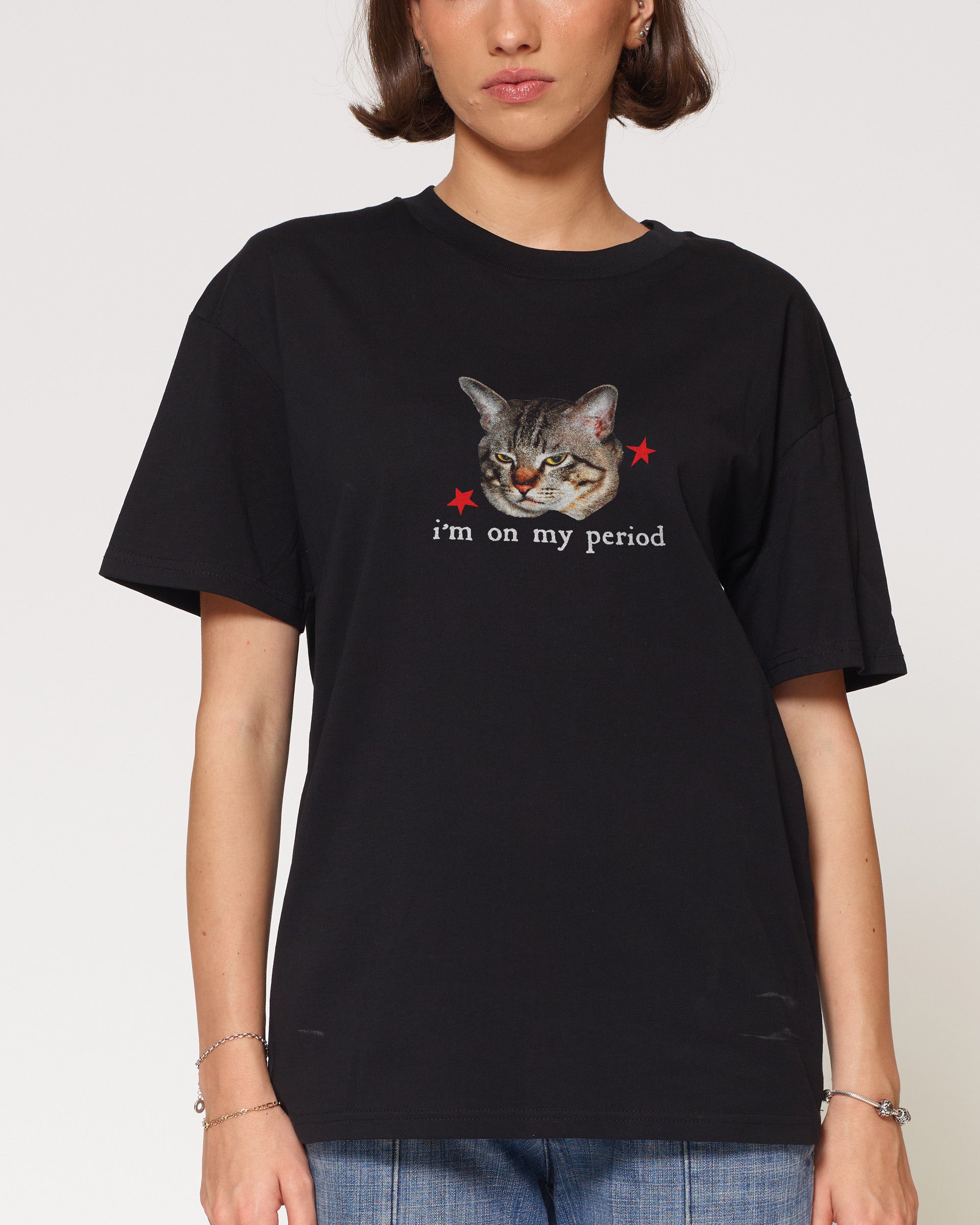 I’m On My Period Black T-Shirt