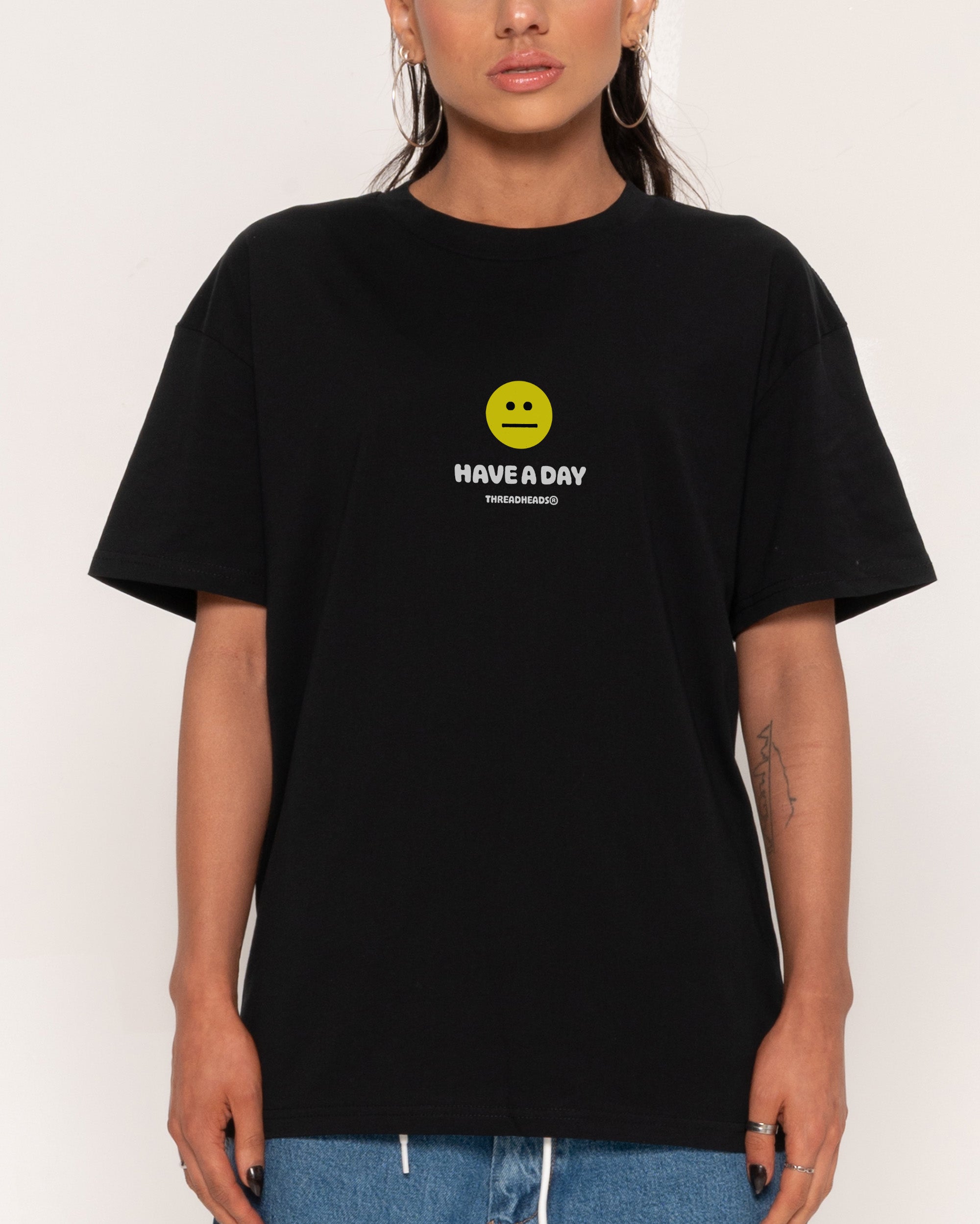 Have A Day Black T-Shirt