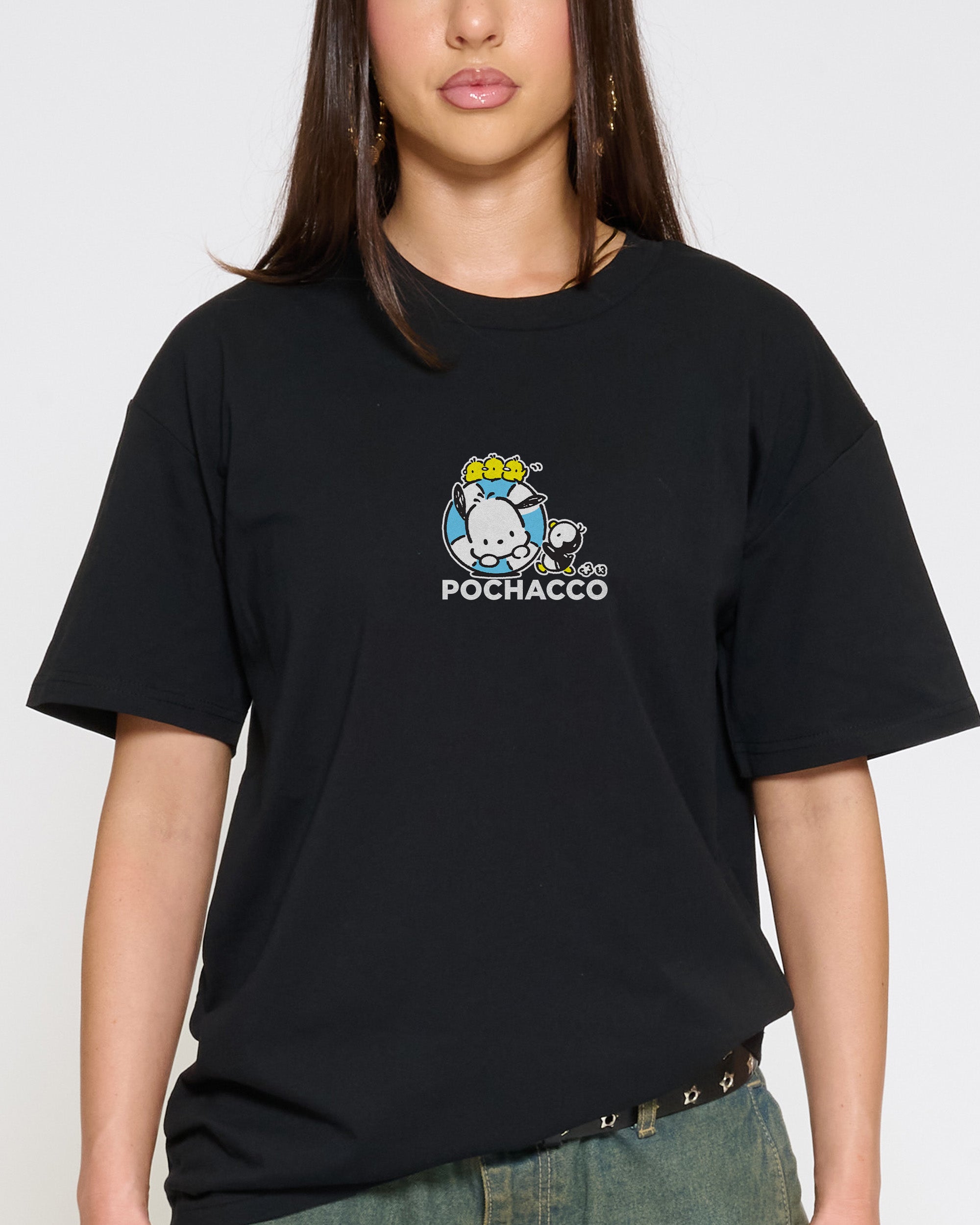 Pochacco Summer Stroll T-Shirt Official Hello Kitty and Friends collab Threadheads