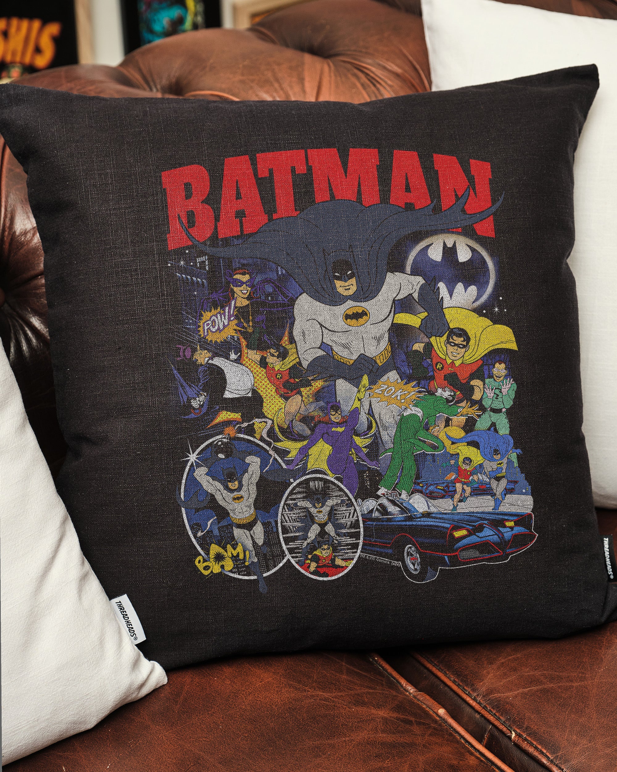 Batman Animated Bootleg Cushion Australia Online Black