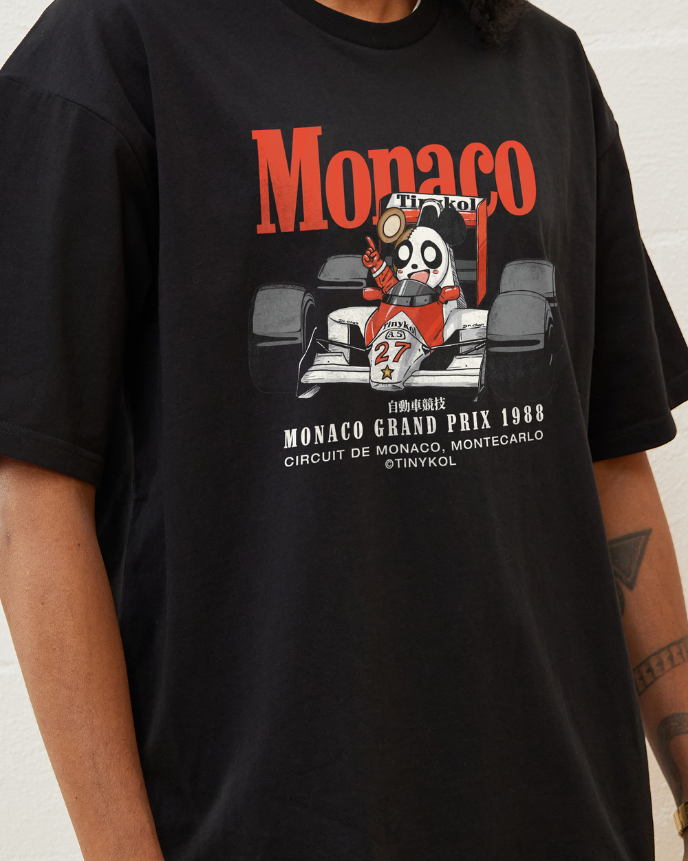 Monaco Racing T-Shirt | Official TINYKOL Merch | Threadheads