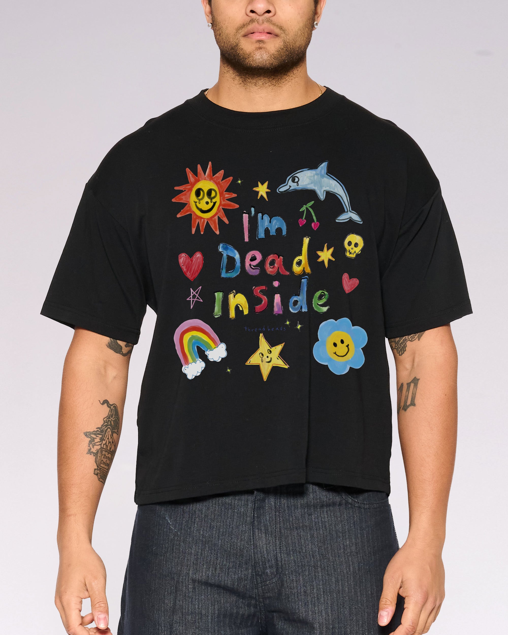 I’m Dead Inside Oversized Crop Tee