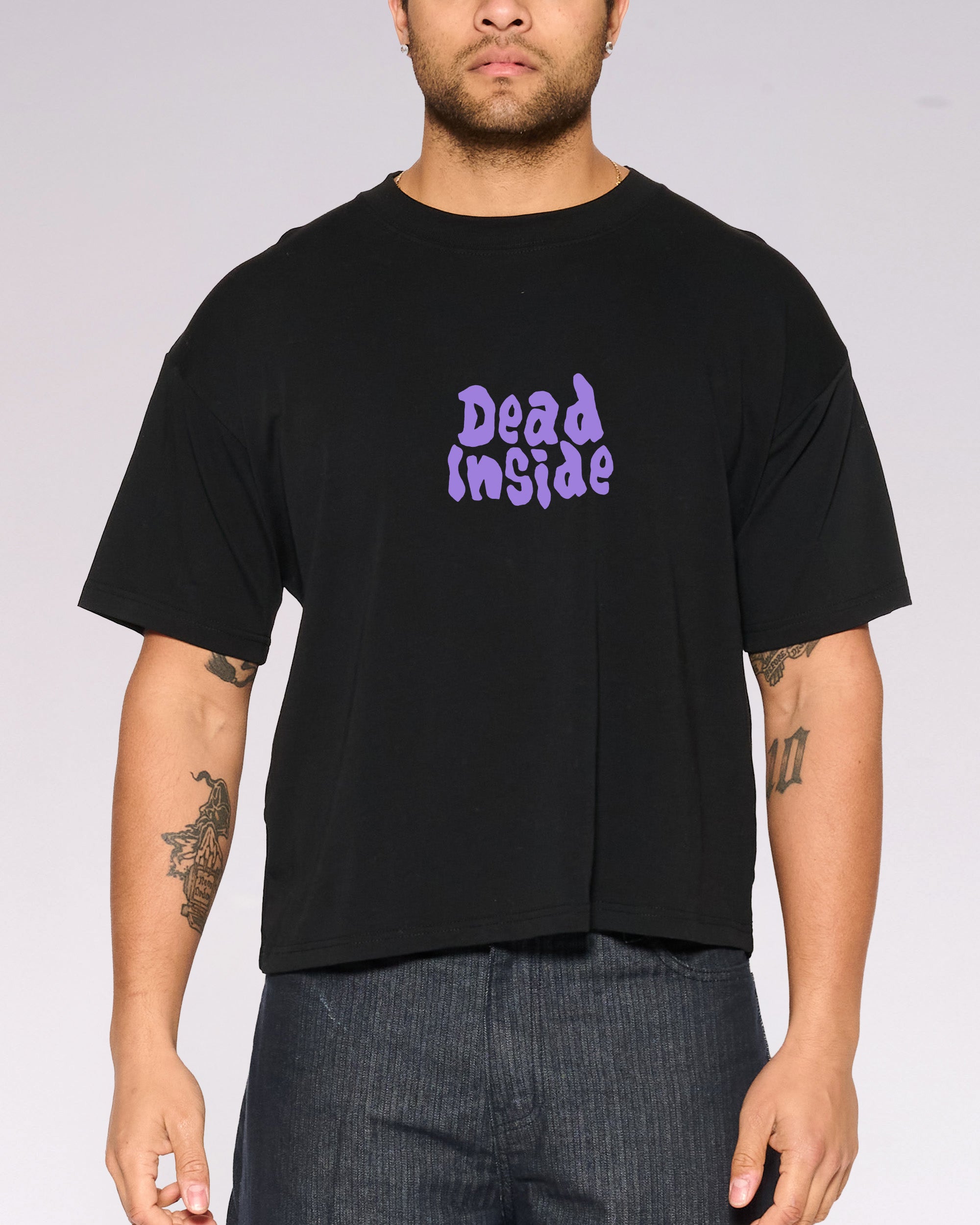 Dead Inside 26 Oversized Crop Tee
