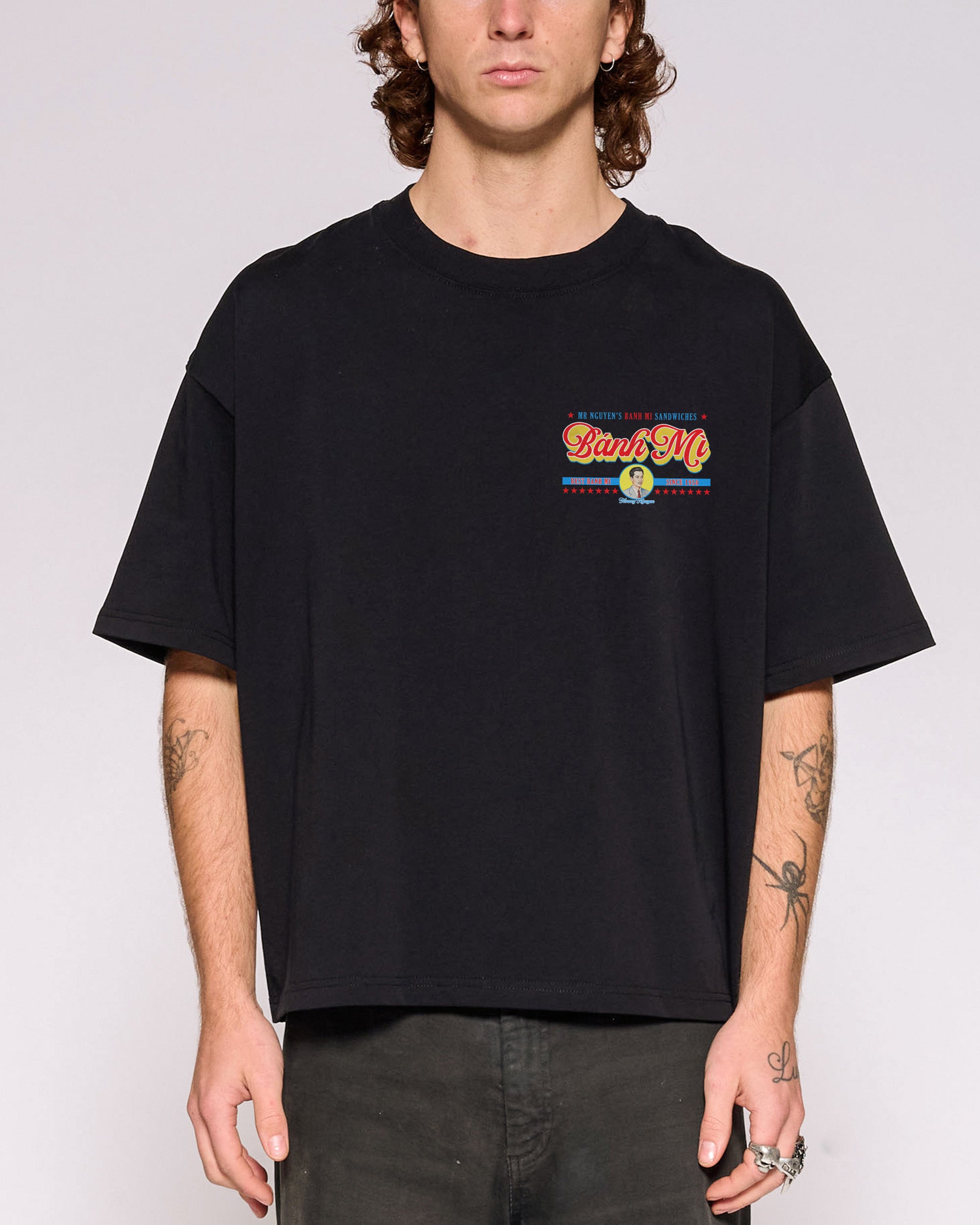 Mr Nguyen's Banh Mi's Oversized Crop Tee
