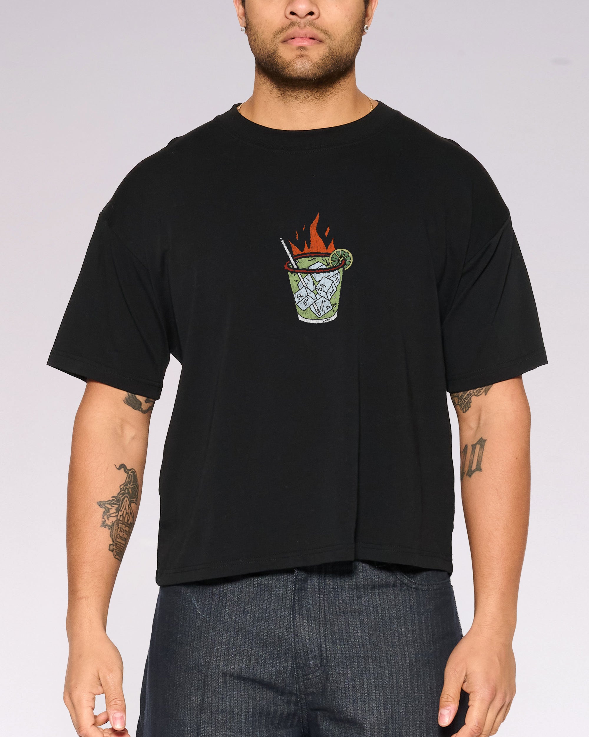 Spicy Marg Oversized Crop Tee