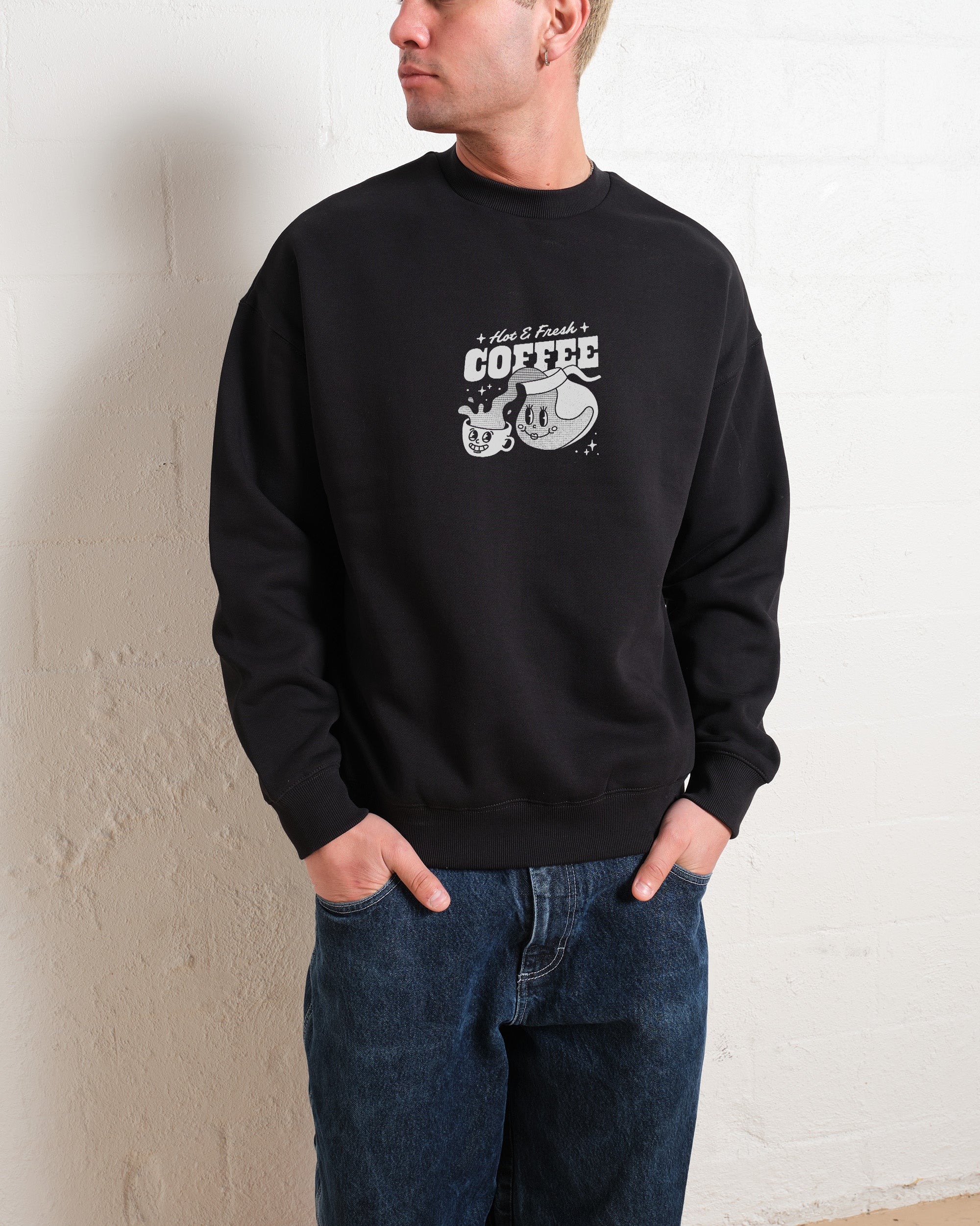 Hot & Fresh Coffee Sweatshirt Australia Online