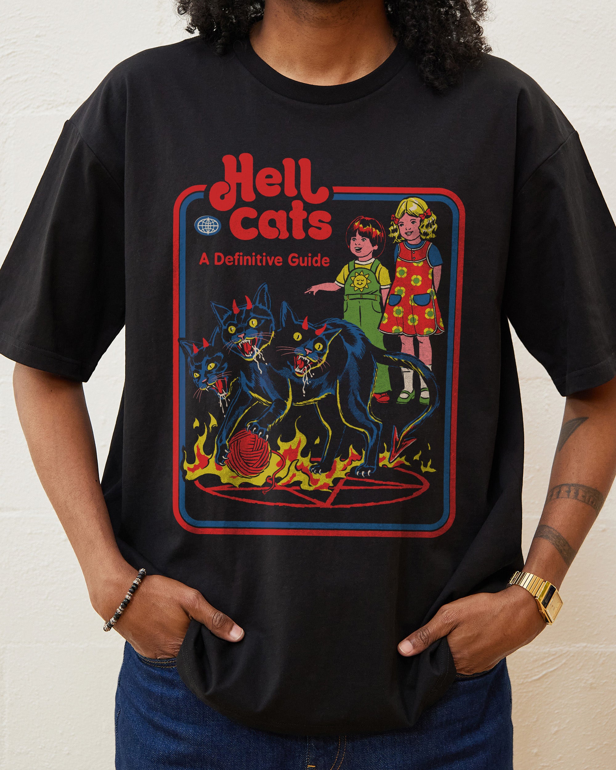 Hell Cats T-Shirt Australia Online #colour_black