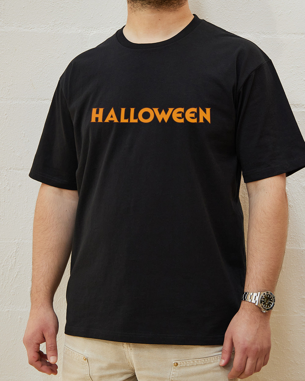 Halloween Logo T-Shirt Australia Online Black