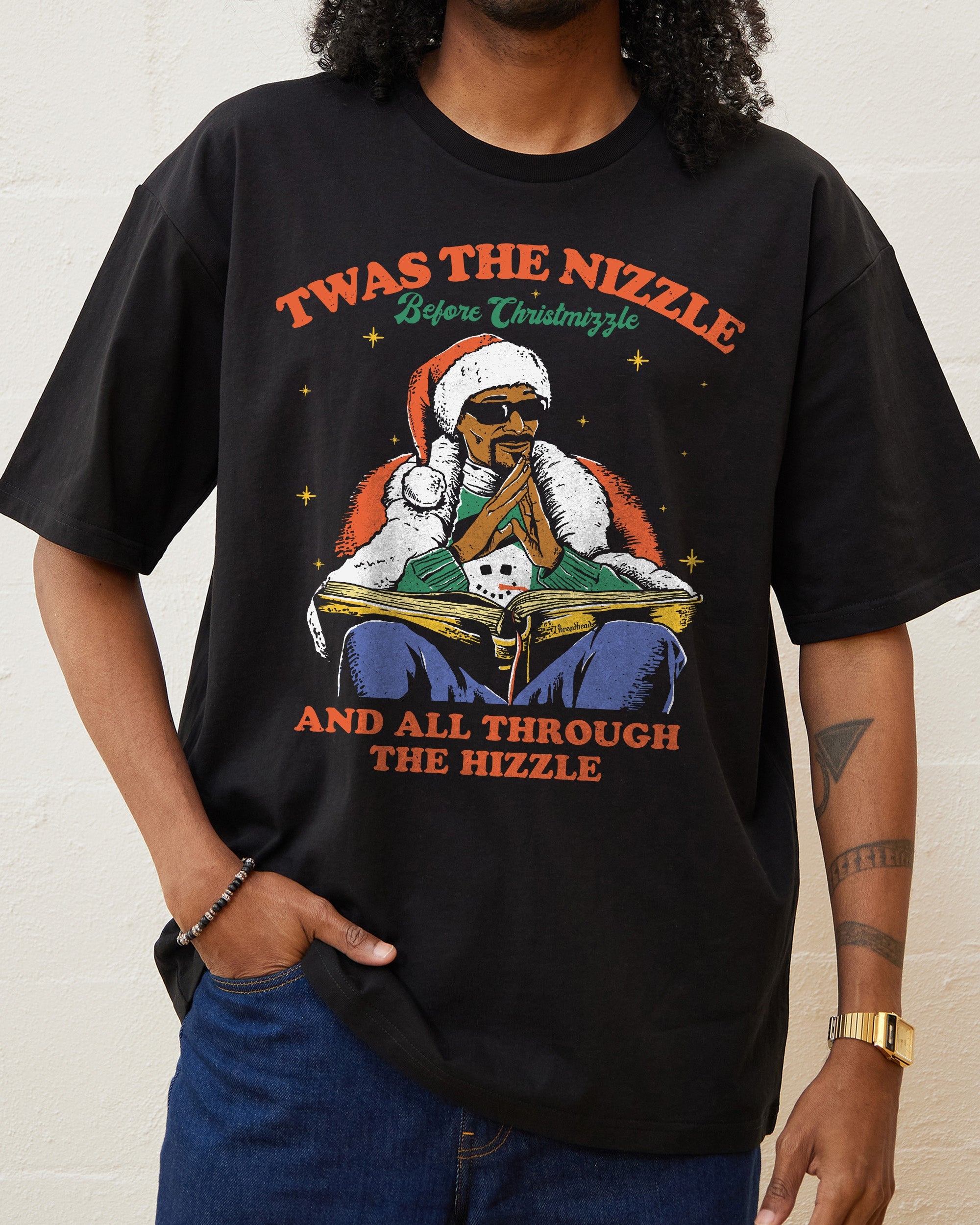 Christmizzle Dogg T-Shirt Australia Online Black